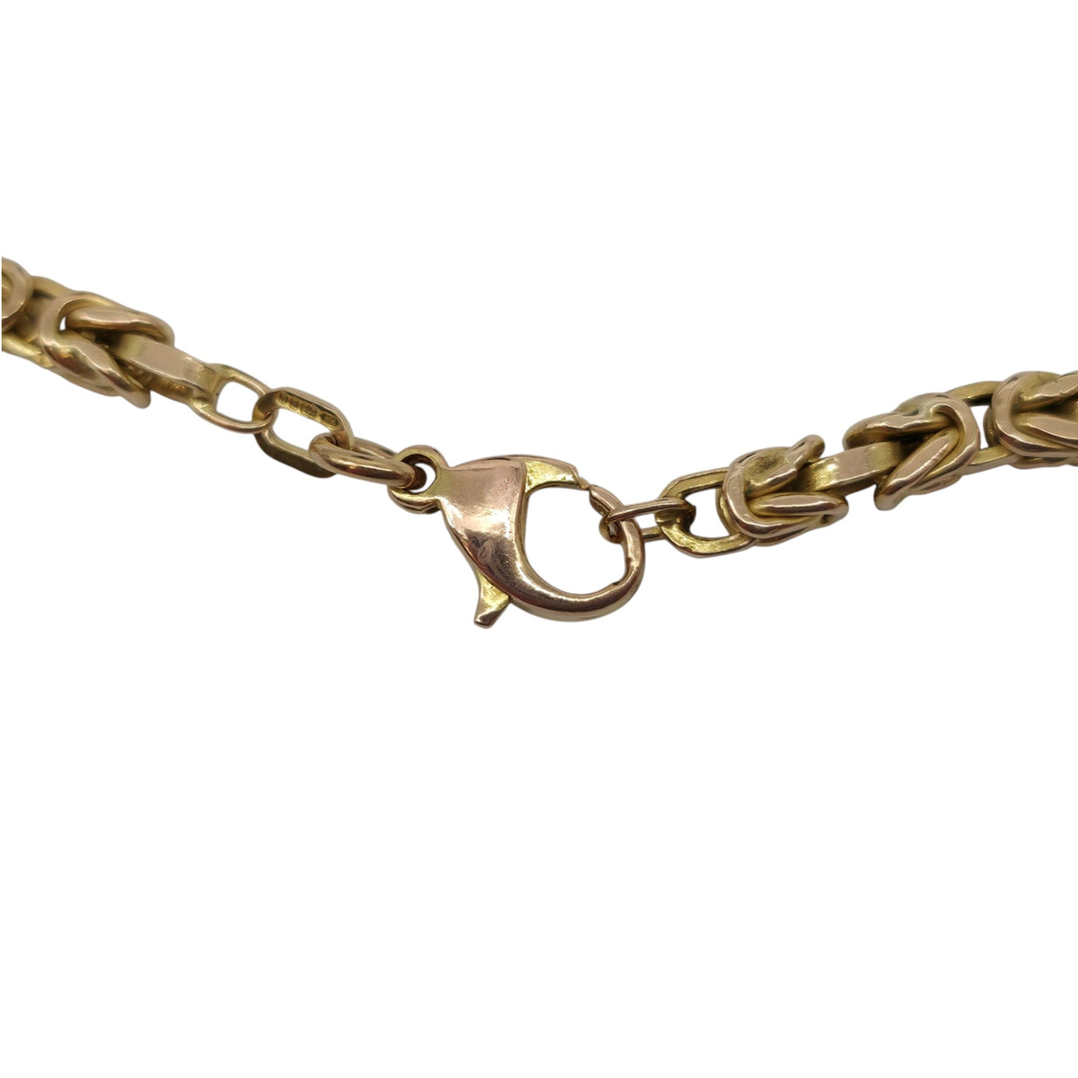 9ct 375 Yellow Gold Byzantine Chain c.1986 L 48.5 cm 20.6 g.