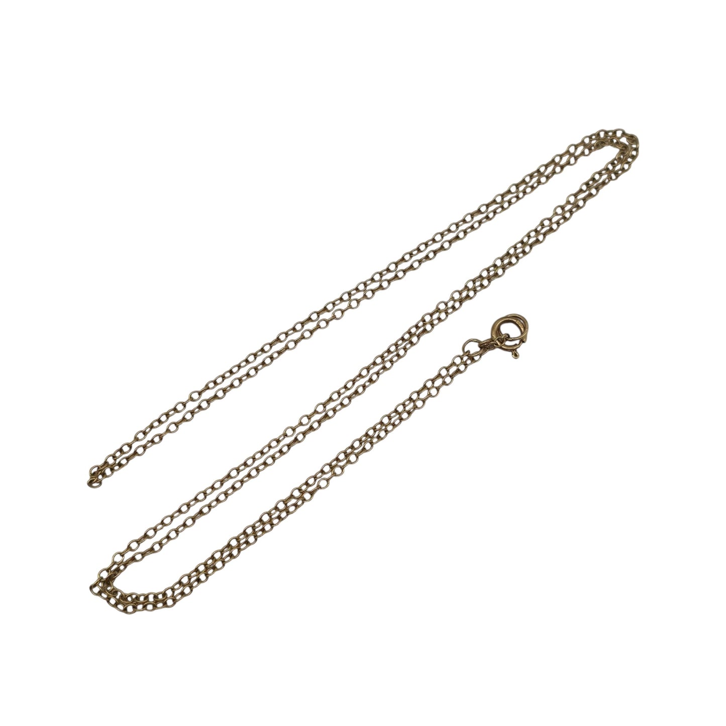 9ct Yellow Gold Cable Link Chain L 60.7 cm 2.5 g.