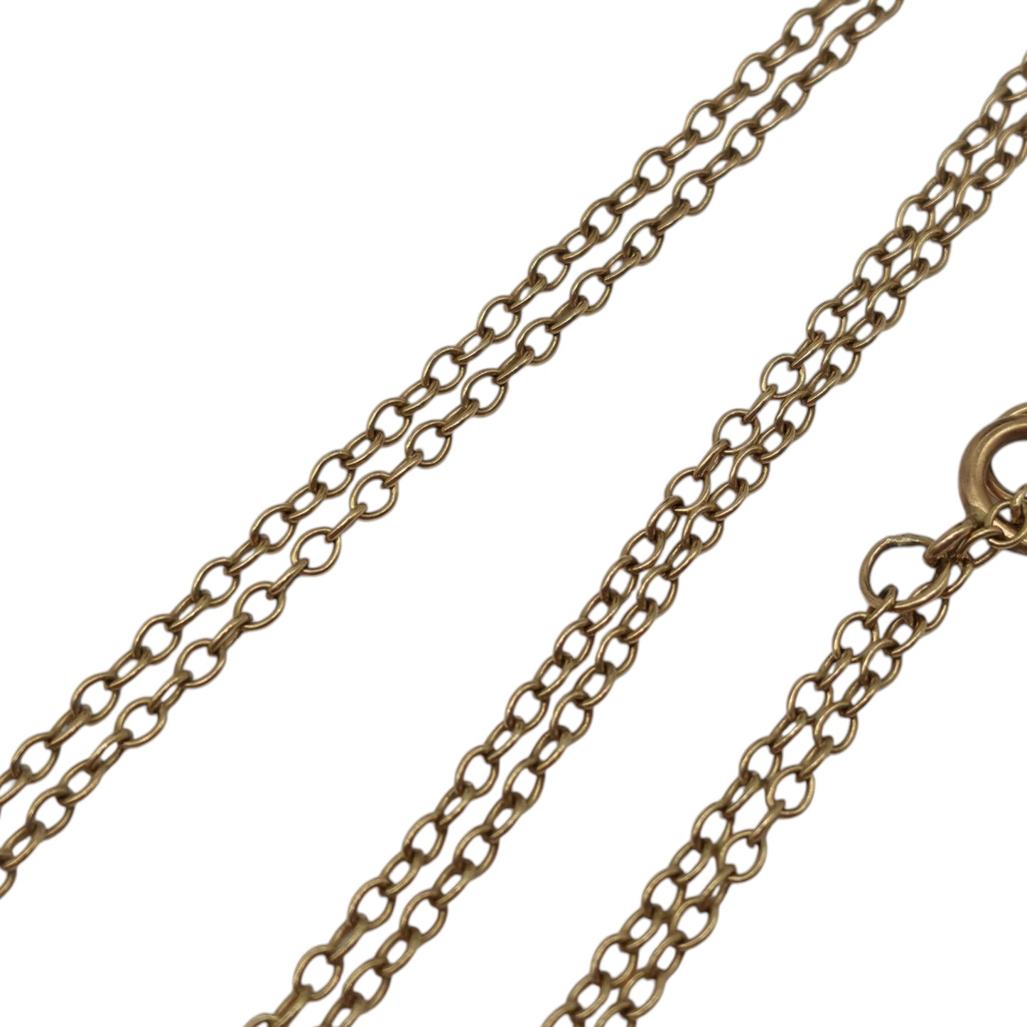 9ct Yellow Gold Cable Link Chain L 60.7 cm 2.5 g.