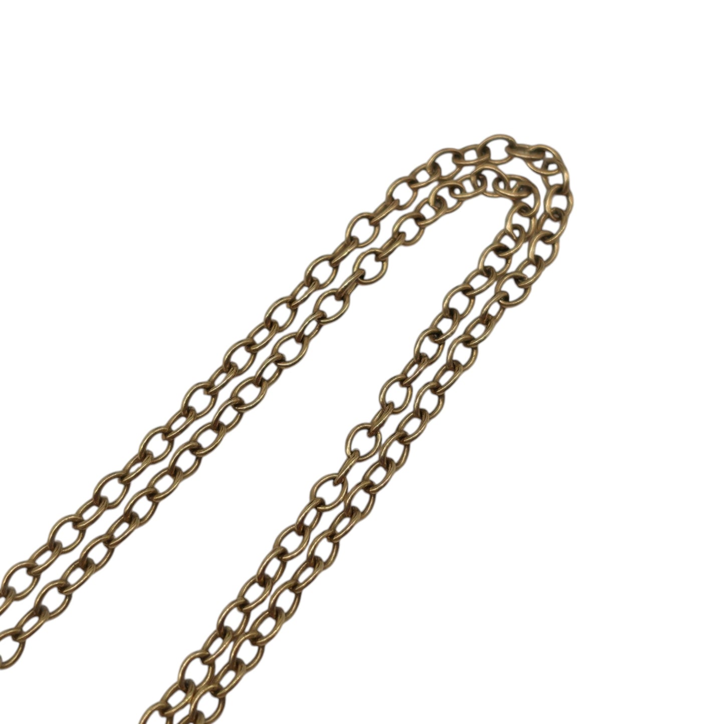 9ct Yellow Gold Cable Link Chain L 60.7 cm 2.5 g.
