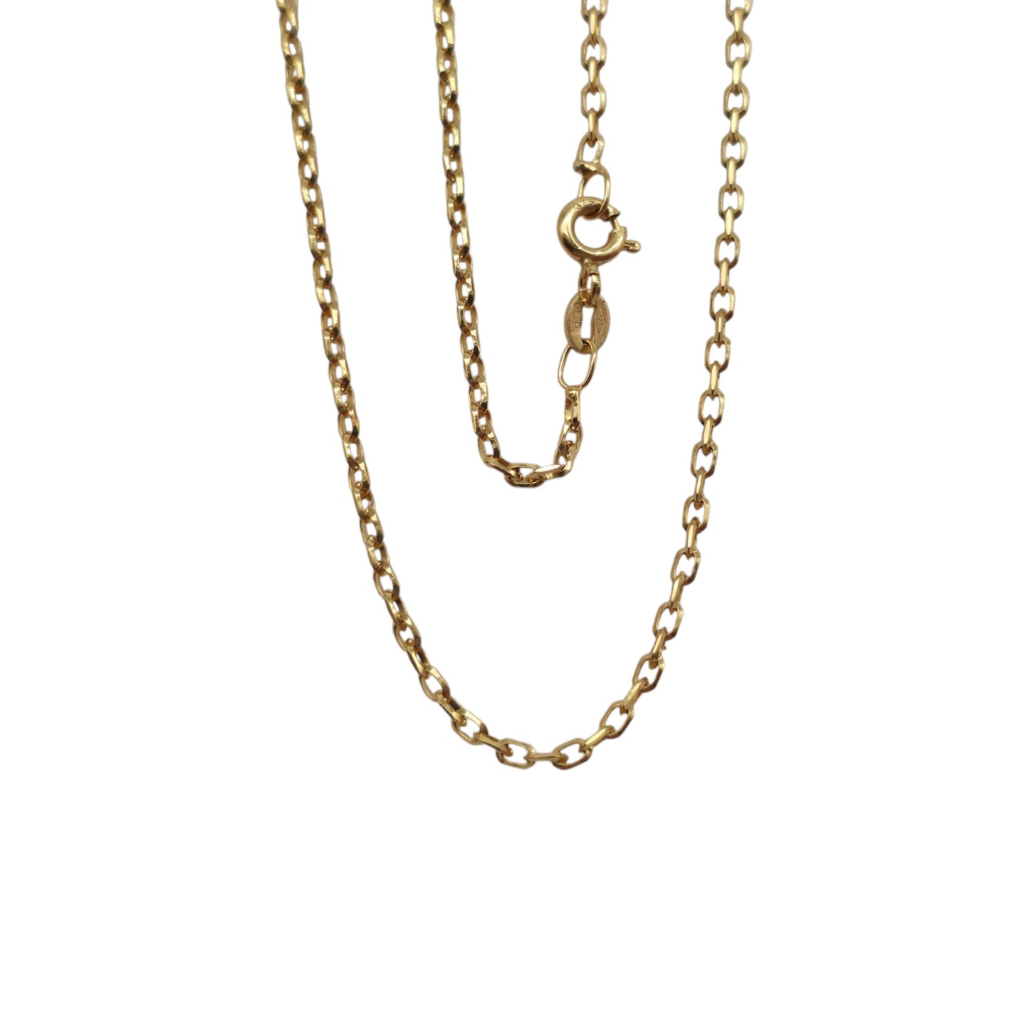 Unoaerre 9ct 375 Yellow Gold Cable Chain L 45.2 cm 2.8 g.