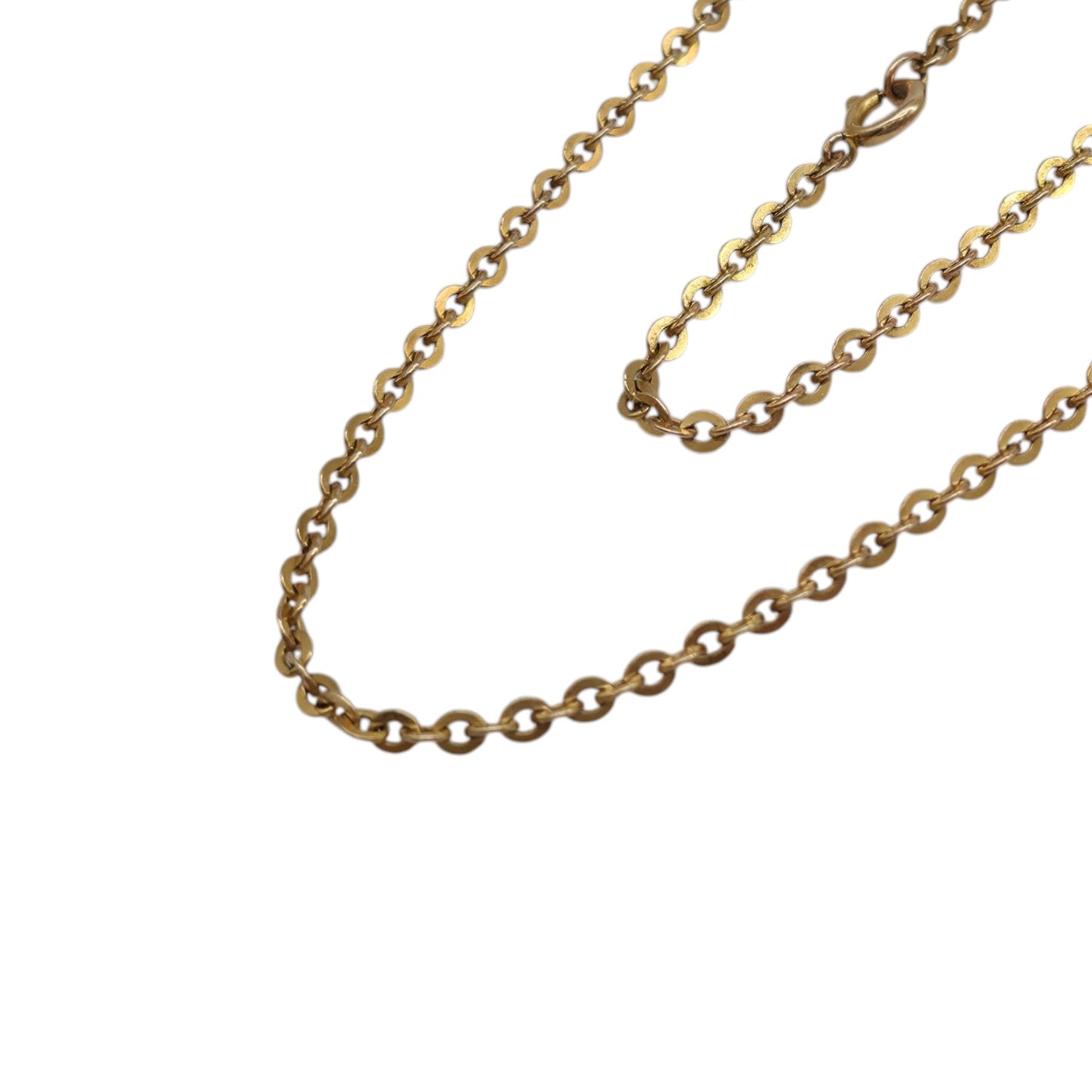 9ct Yellow Gold Cable Link Chain L 40.7 cm 4.3 g.