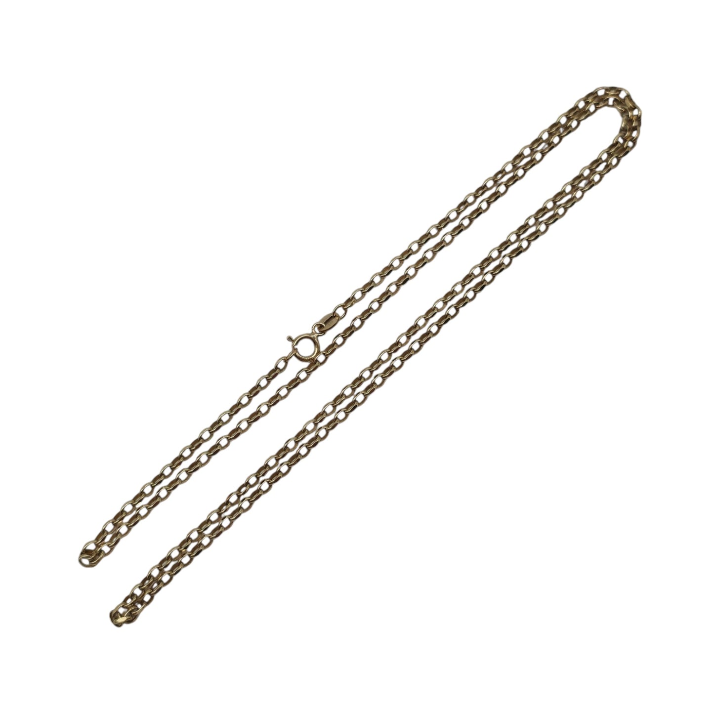 9ct 375 Yellow Gold Cable Chain L 56.0 cm 5.6 g.