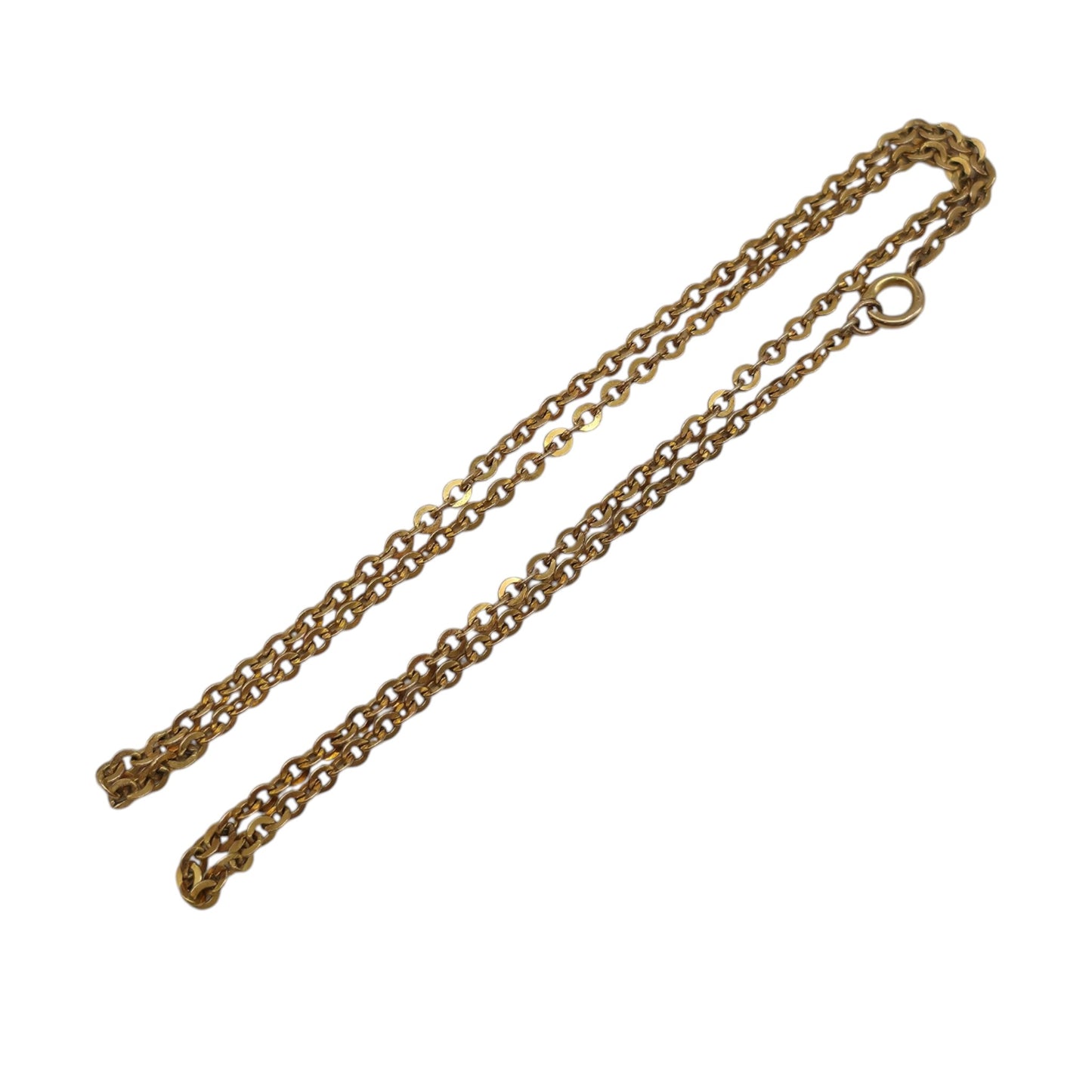 9ct Yellow Gold Cable Link Chain L 40.7 cm 4.3 g.