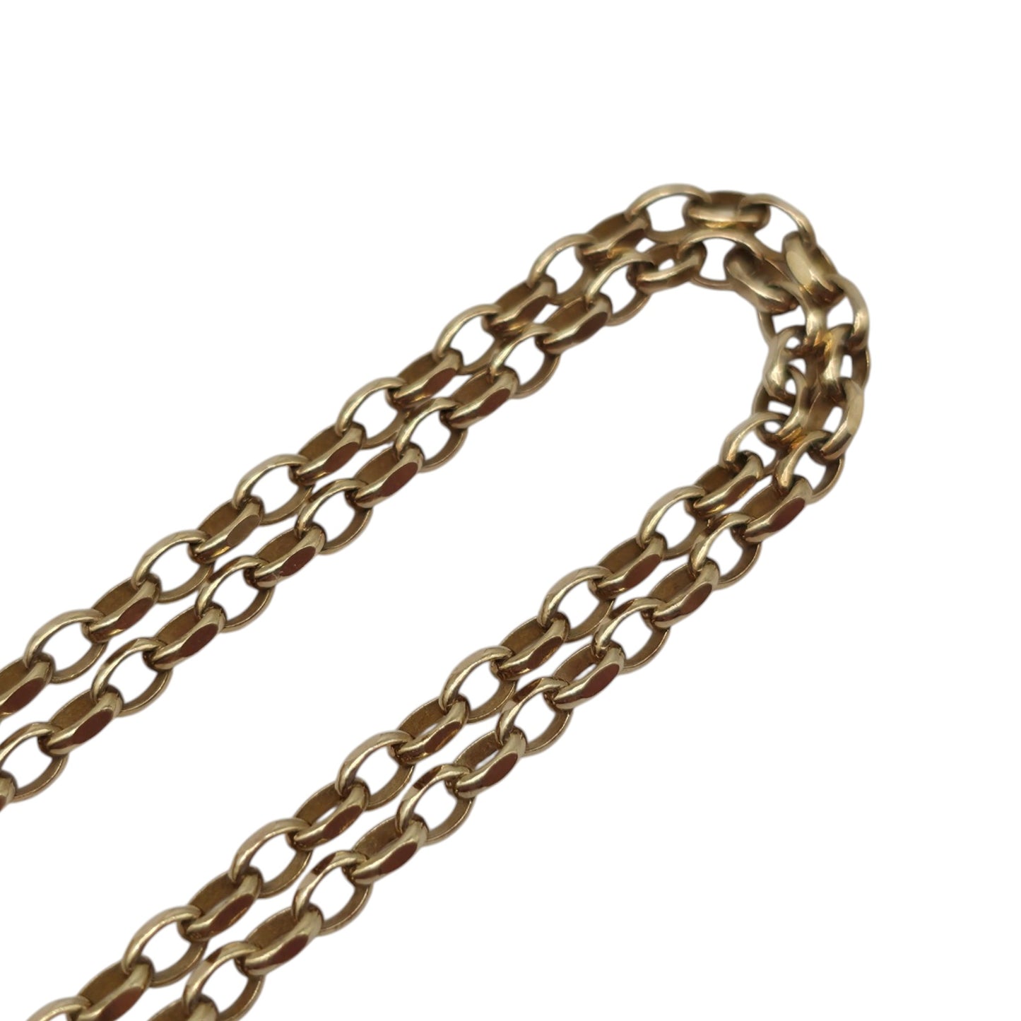 9ct 375 Yellow Gold Cable Chain L 56.0 cm 5.6 g.