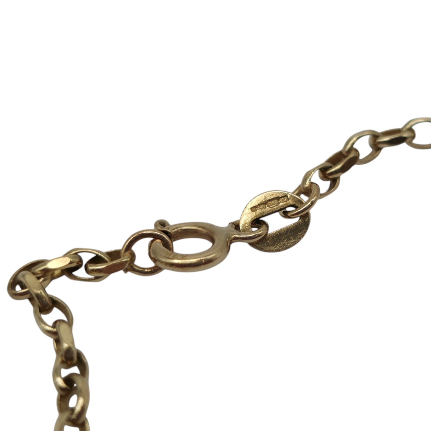9ct 375 Yellow Gold Cable Chain L 56.0 cm 5.6 g.