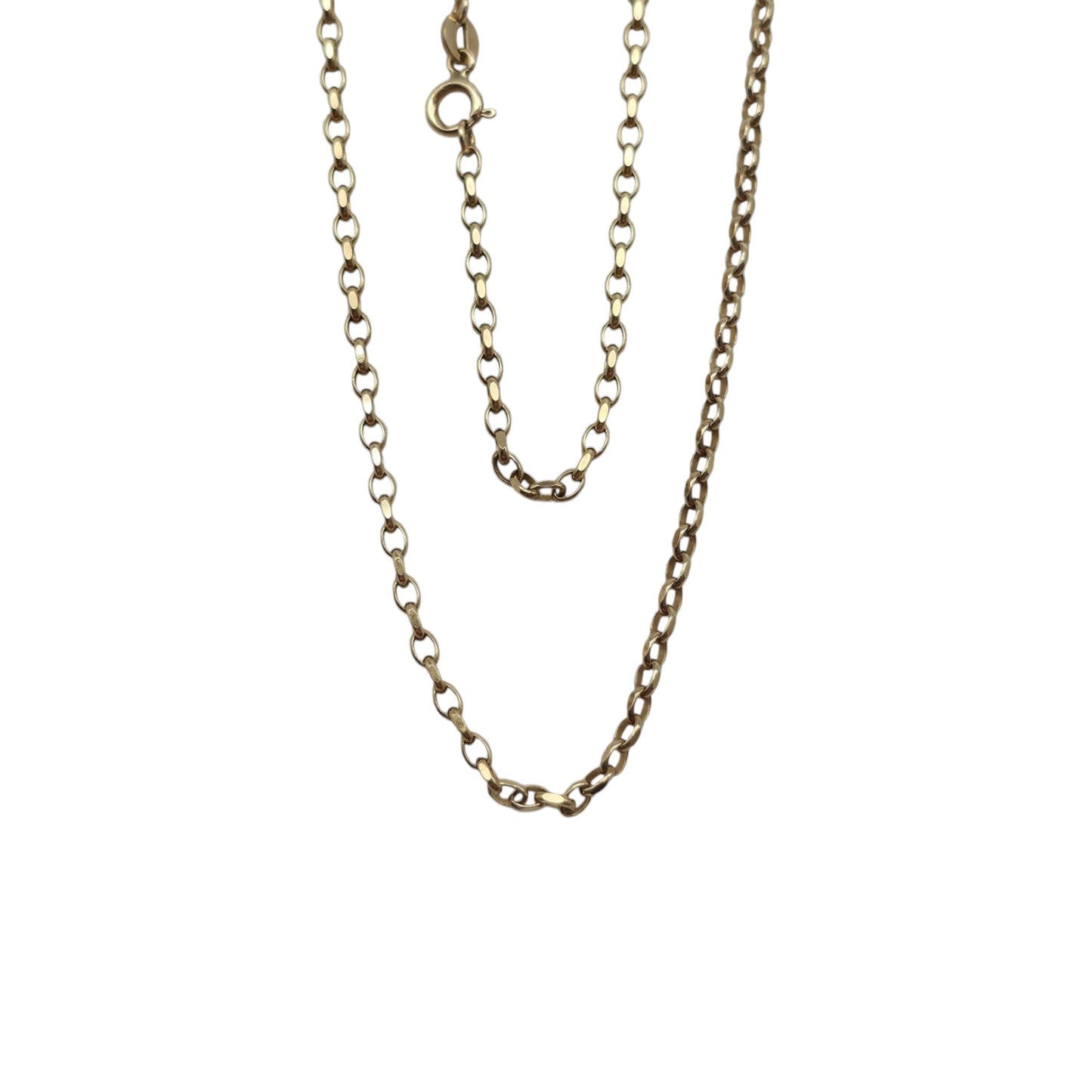 9ct 375 Yellow Gold Cable Chain L 56.0 cm 5.6 g.