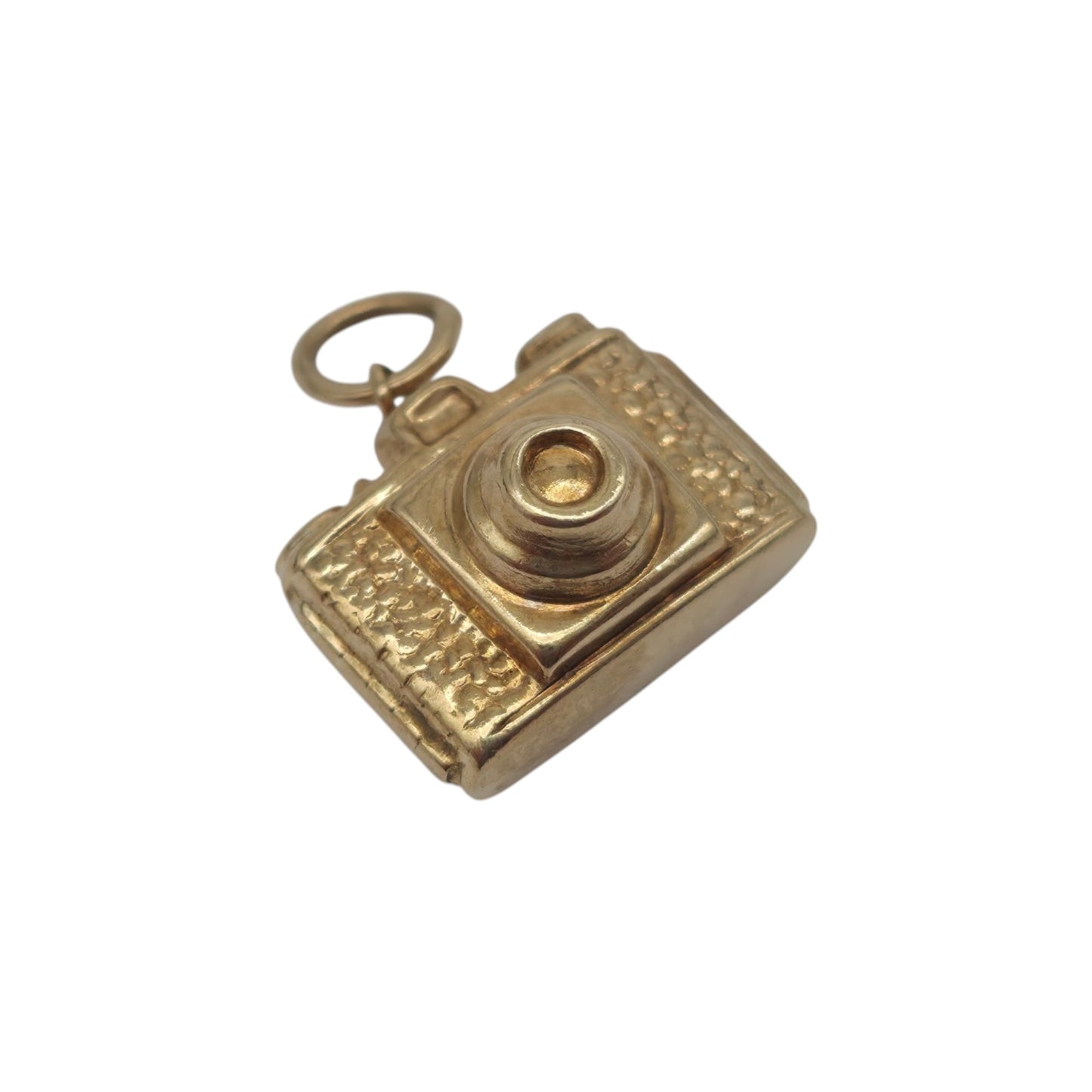 9ct 375 Yellow Gold Camera Charm 1964 L 1.4 cm 1.0 g.