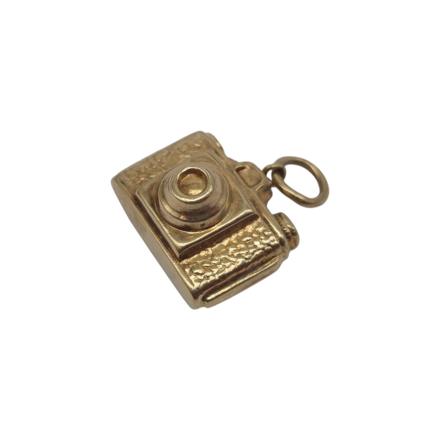 9ct 375 Yellow Gold Camera Charm 1964 L 1.4 cm 1.0 g.