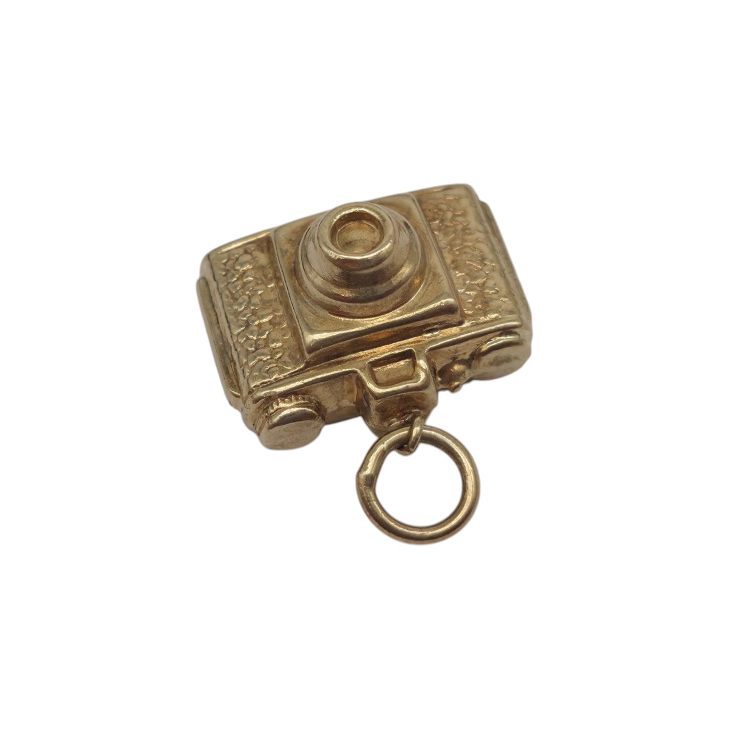 9ct 375 Yellow Gold Camera Charm 1964 L 1.4 cm 1.0 g.