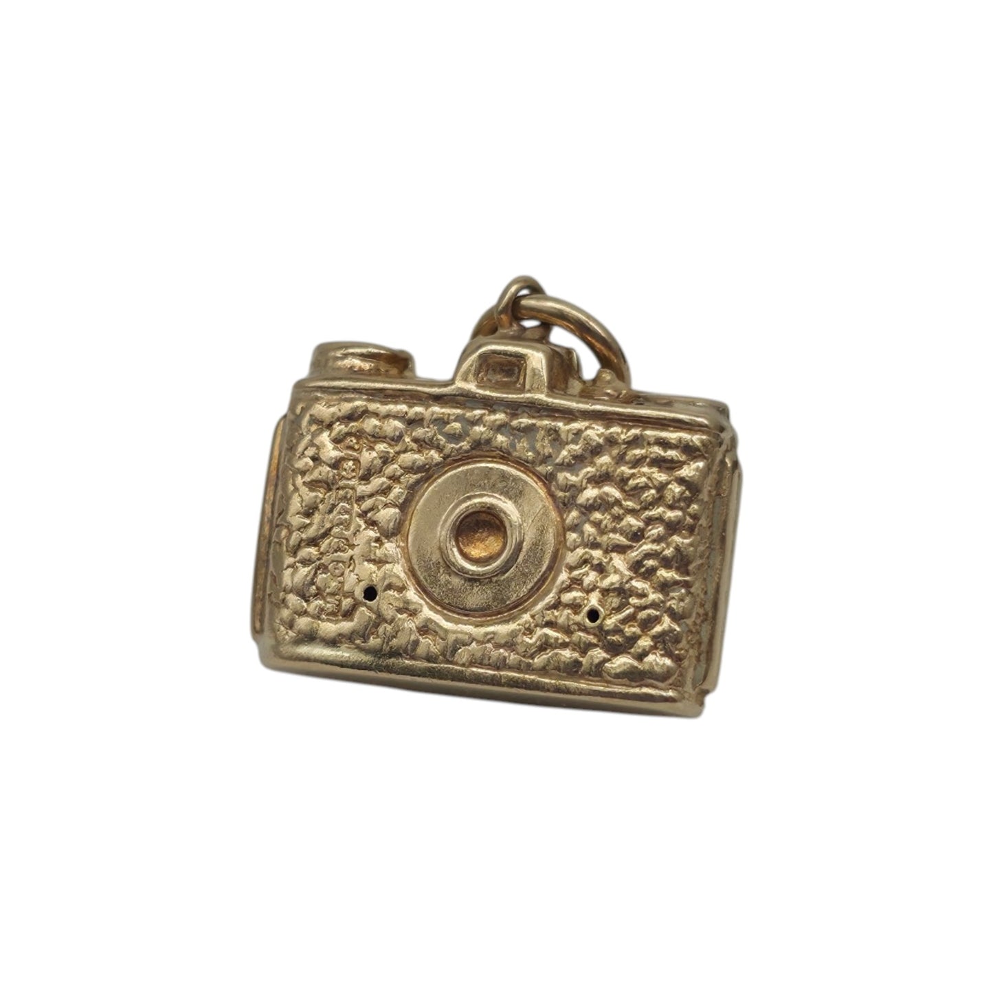 9ct 375 Yellow Gold Camera Charm 1964 L 1.4 cm 1.0 g.