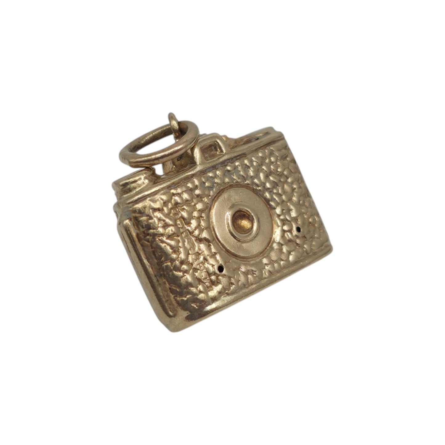 9ct 375 Yellow Gold Camera Charm 1964 L 1.4 cm 1.0 g.