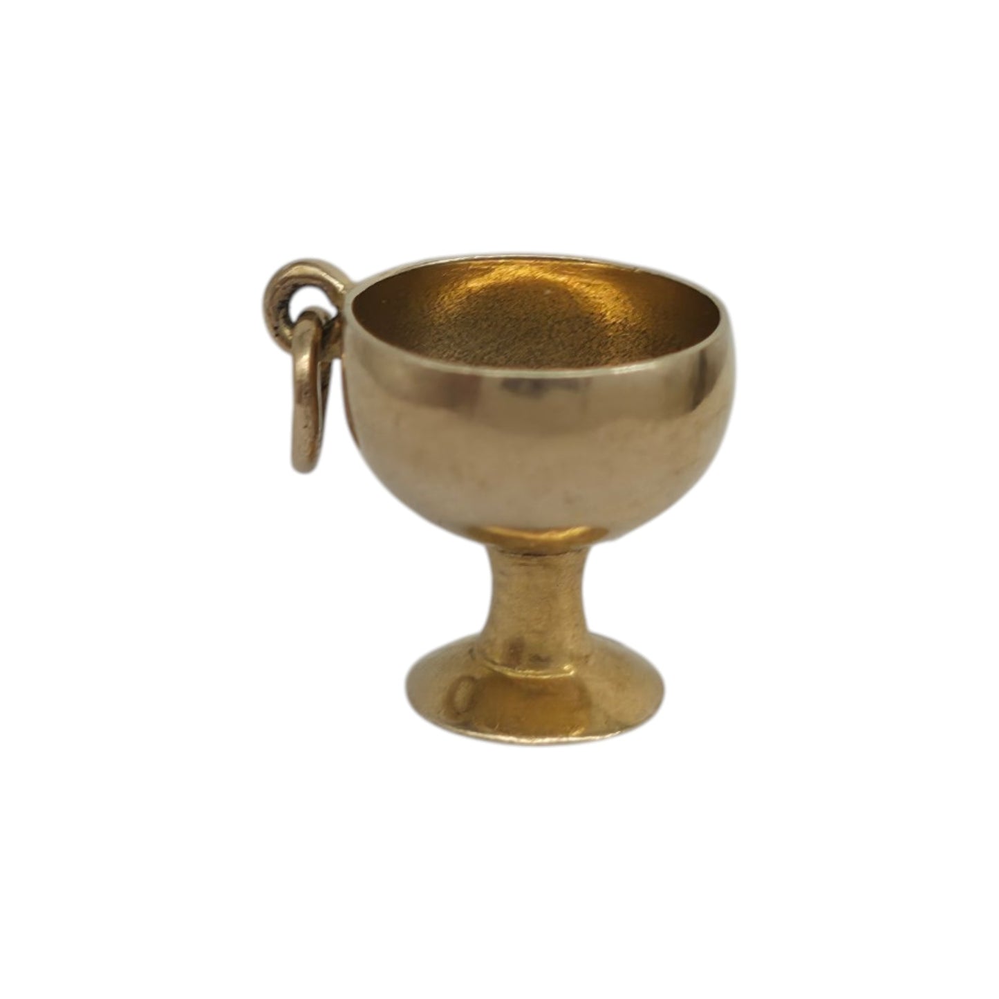 9ct 375 Yellow Gold Chalice Charm 1952 L 1.0 cm 0.9 g.