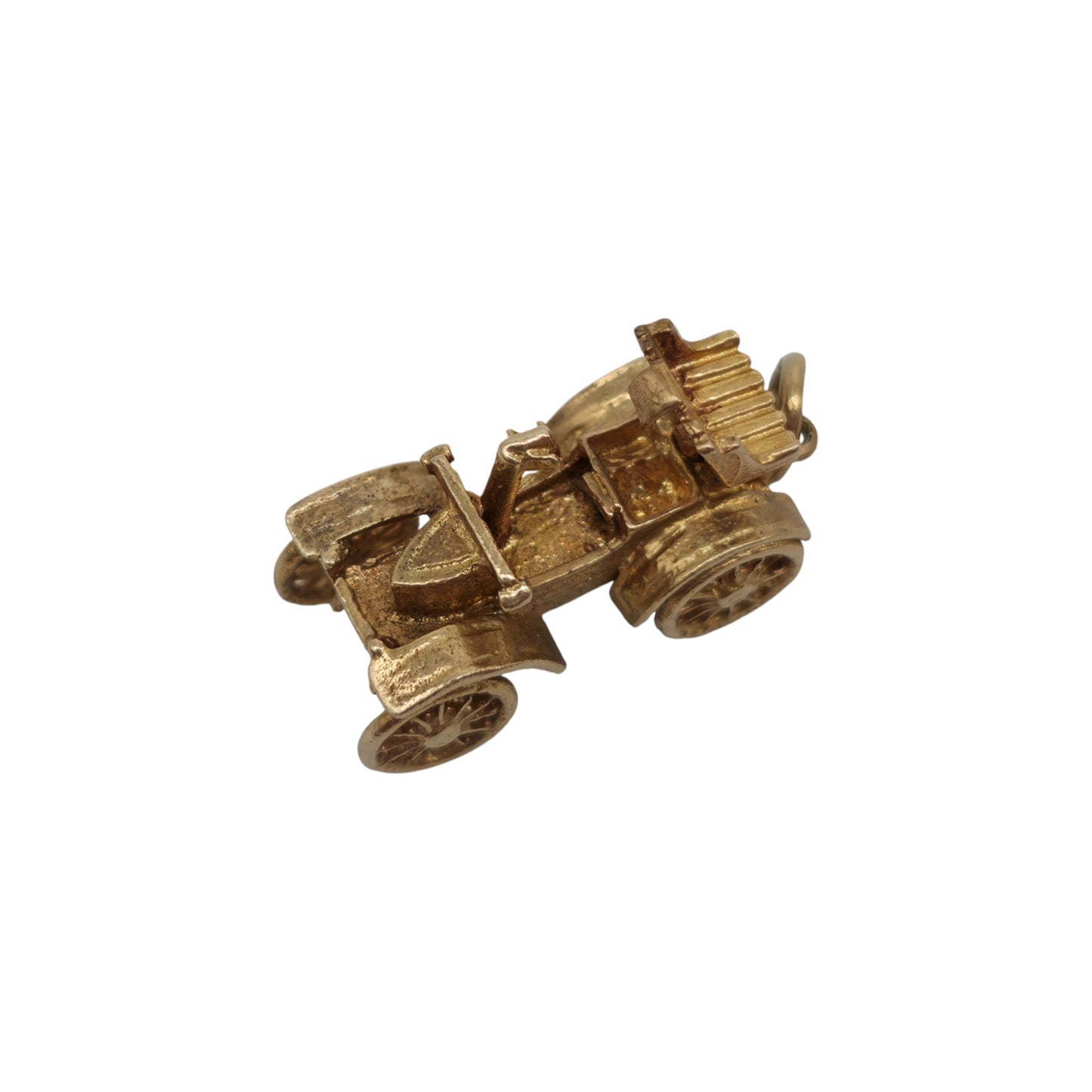 9ct 375 Yellow Gold Classic Car Opening Charm 1970 L 1.9 cm 3.3 g.