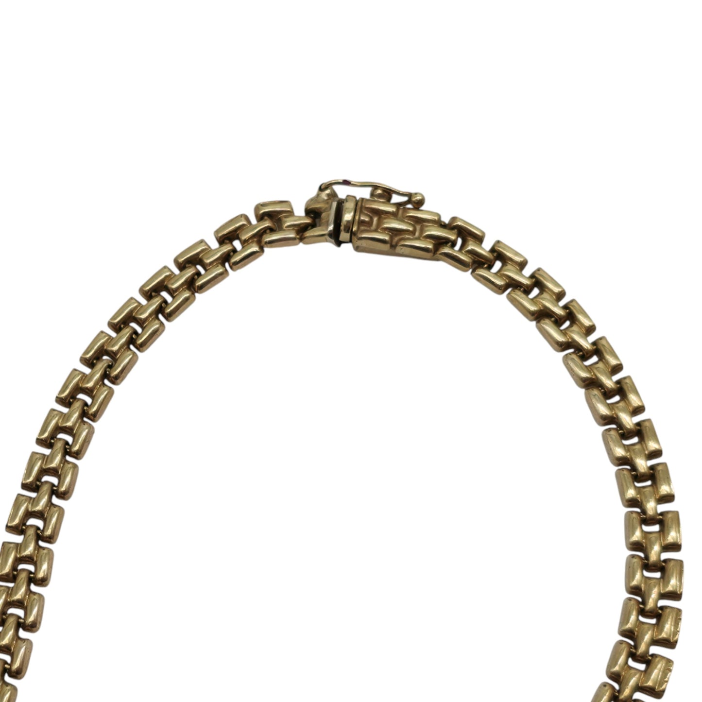 9ct 375 Yellow Gold Cleopatra Fringe Necklace L 42.1 cm 17.5 g.