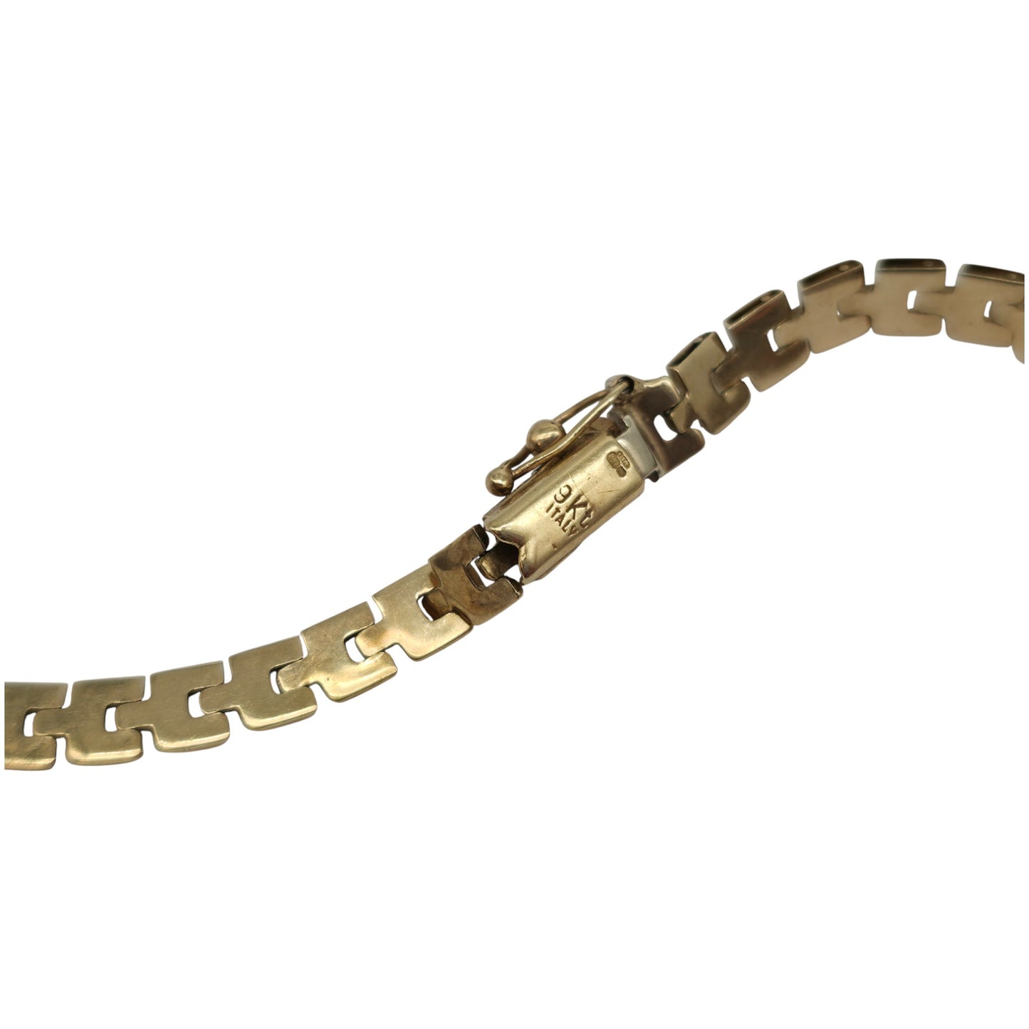 9ct 375 Yellow Gold Cleopatra Fringe Necklace L 42.1 cm 17.5 g.