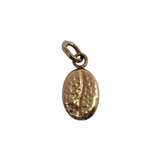9ct Yellow Gold Coffee Bean Charm