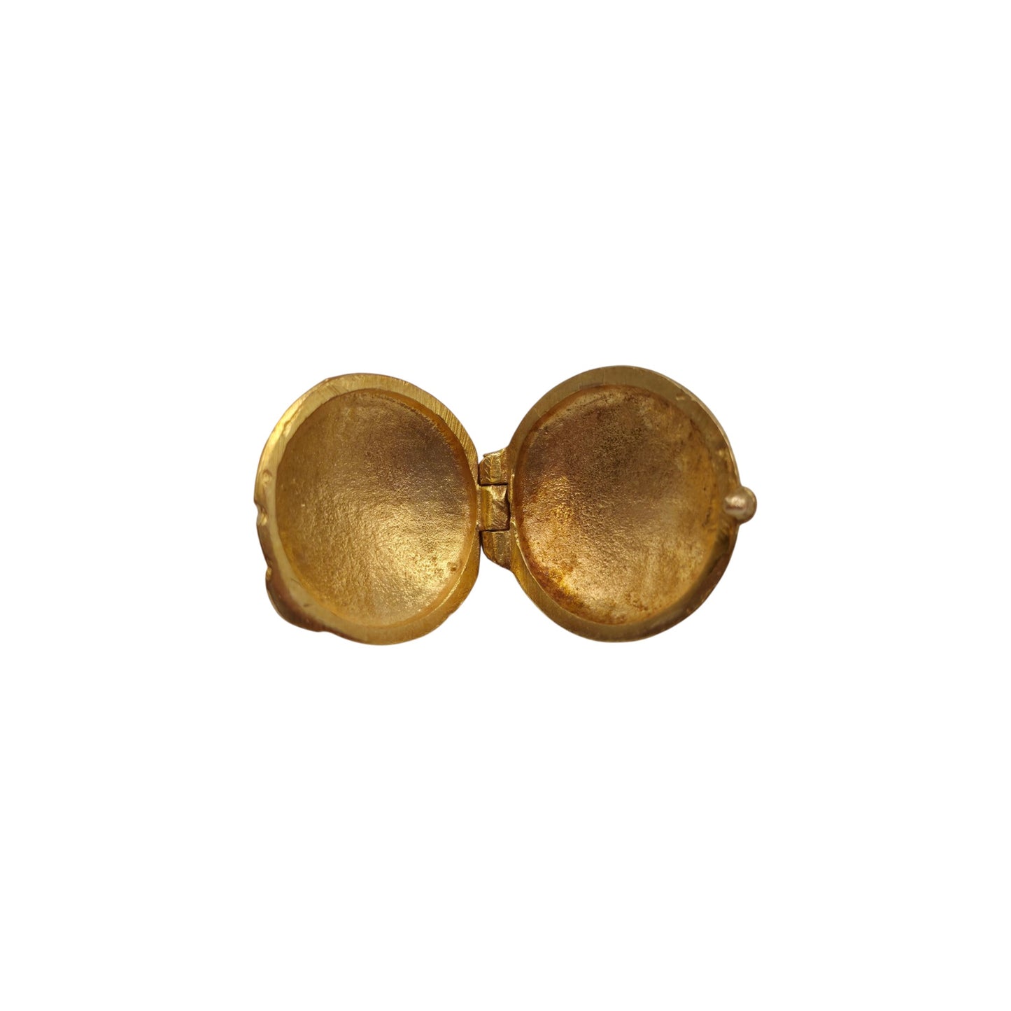 9ct 375 Yellow Gold Compact Opening Charm 1962 L 1.6 cm 3.2 g.