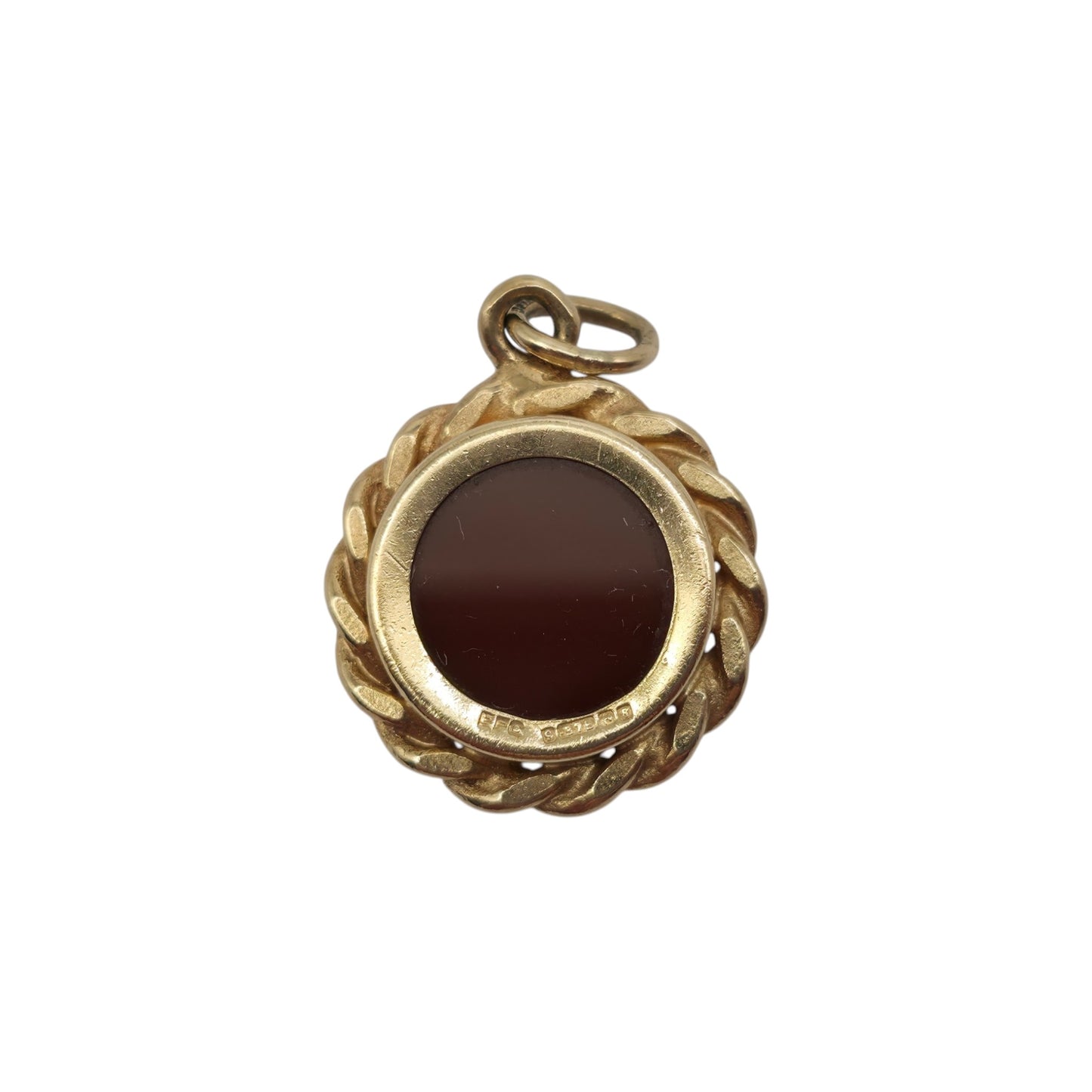 9ct 375 Yellow Gold Compass Charm 1967 L 1.7 cm 3.9 g.