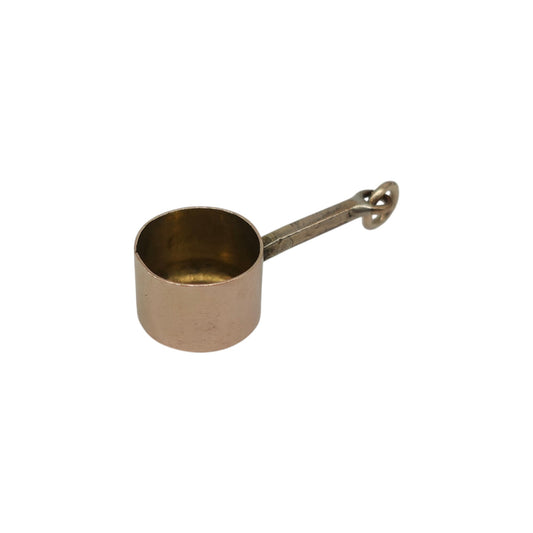 Antique 9ct Yellow Gold Cooking Pot Charm c.1900 L 1.7 cm 0.9 g.