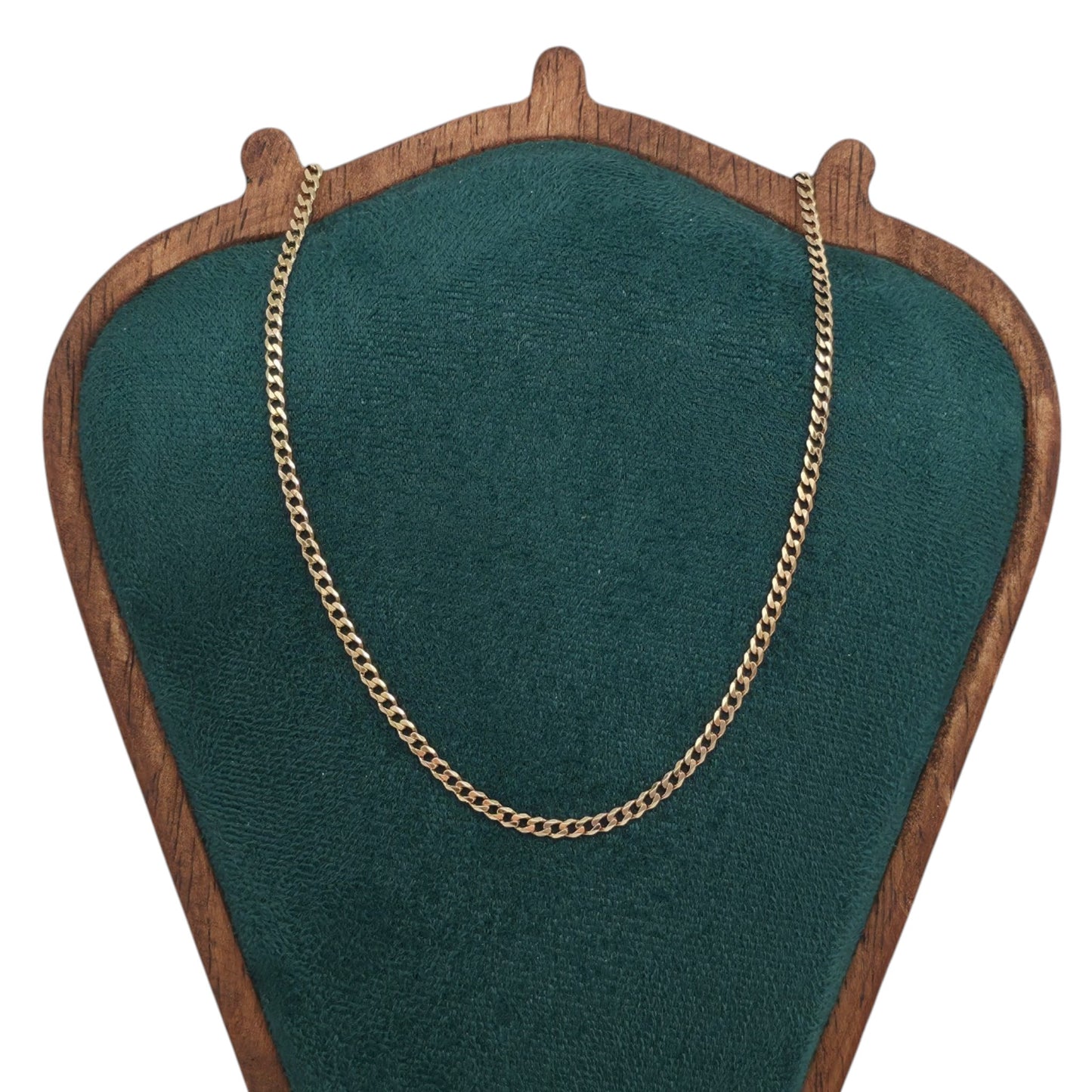 9ct 375 Yellow Gold Curb Chain L 47.2 cm 5.3 g.
