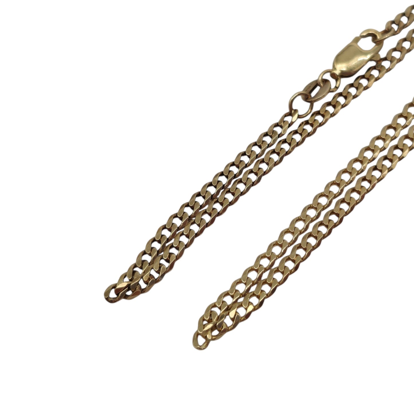 9ct 375 Yellow Gold Curb Chain L 47.2 cm 5.3 g.