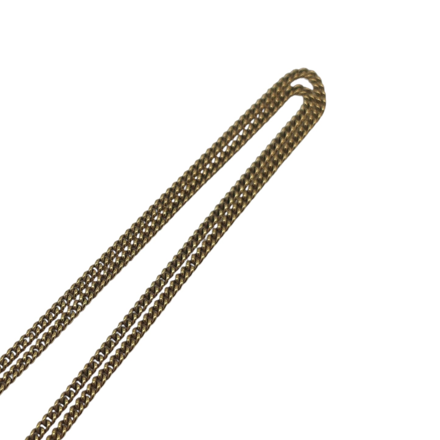 9ct 375 Yellow Gold Fine Curb Chain L 46.2 cm 2.9 g.