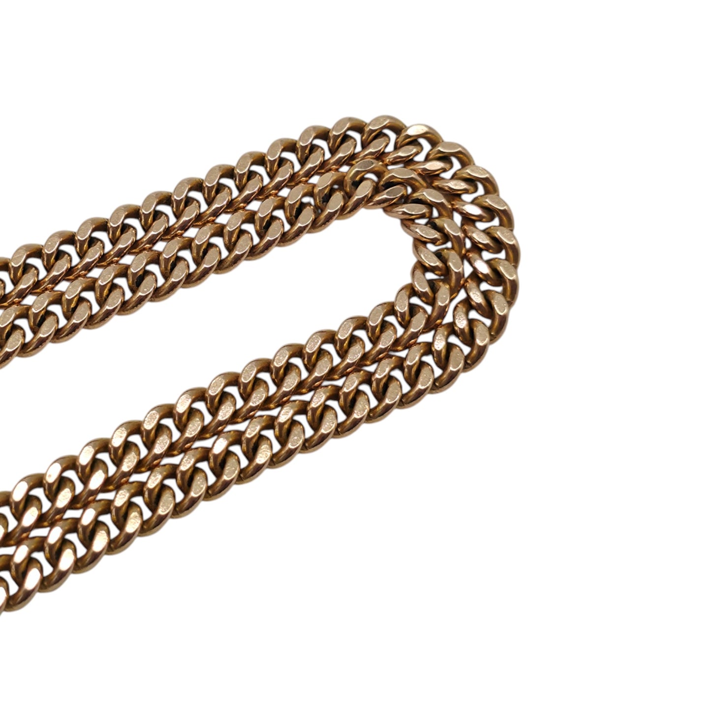 Unoaerre 9ct 375 Yellow Gold Curb Link Chain L 51.6 cm 25.4 g.