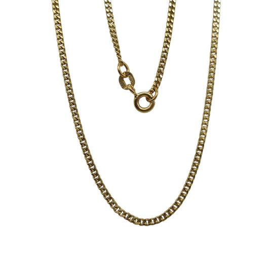 9ct 375 Yellow Gold Curb Chain L 49.9 cm 4.3 g.