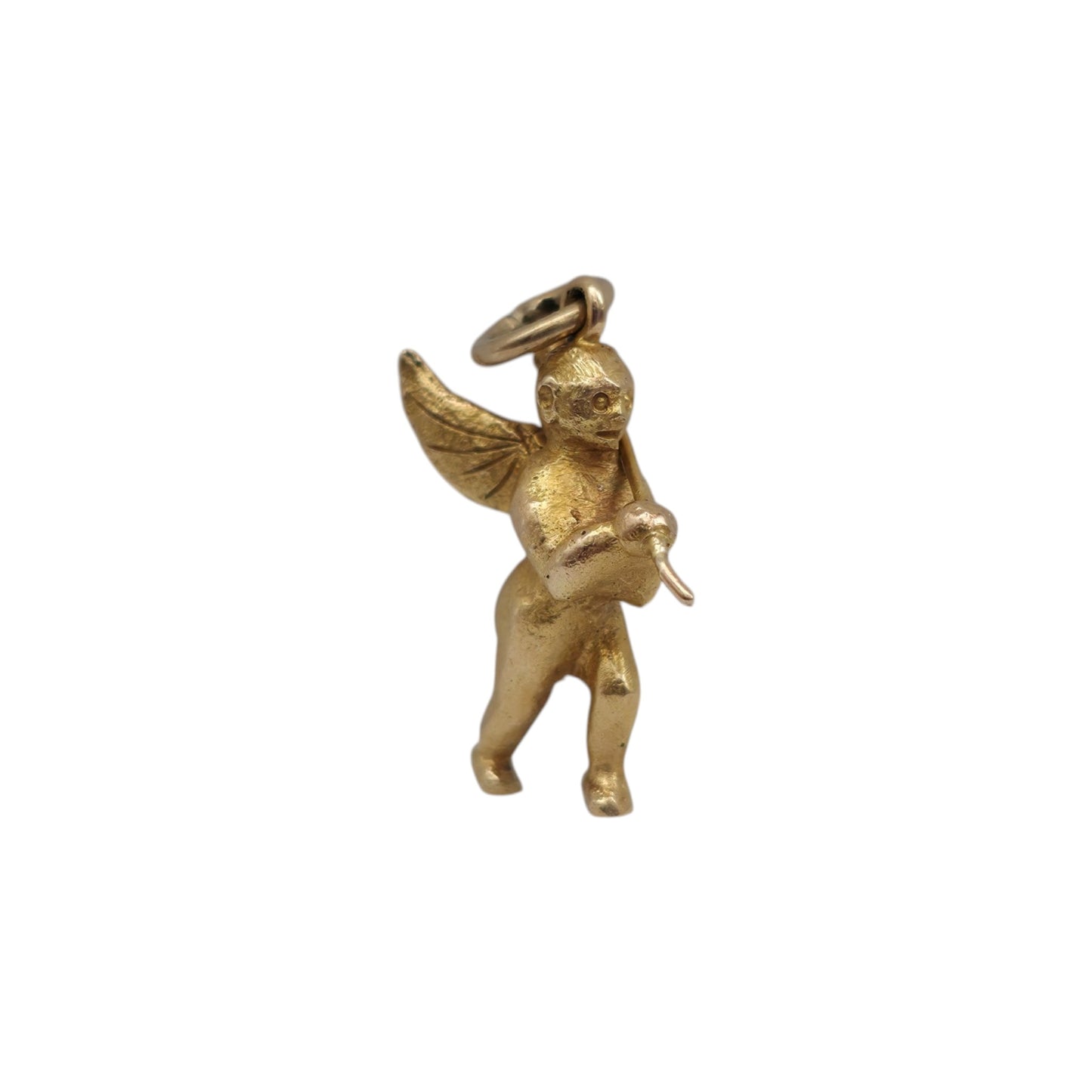 Unusual 9ct Yellow Gold Devil Charm c.1950's L 1.4 cm 1.9 g.