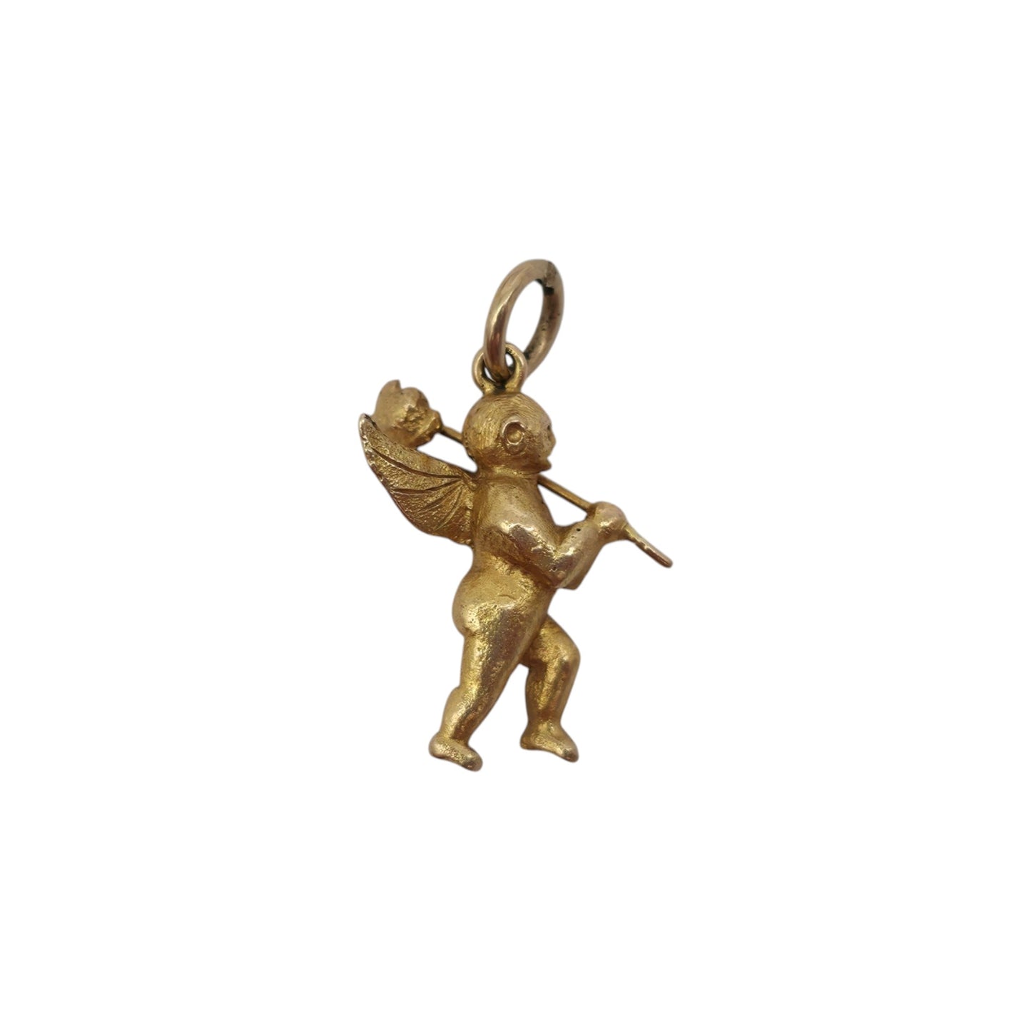 Unusual 9ct Yellow Gold Devil Charm c.1950's L 1.4 cm 1.9 g.