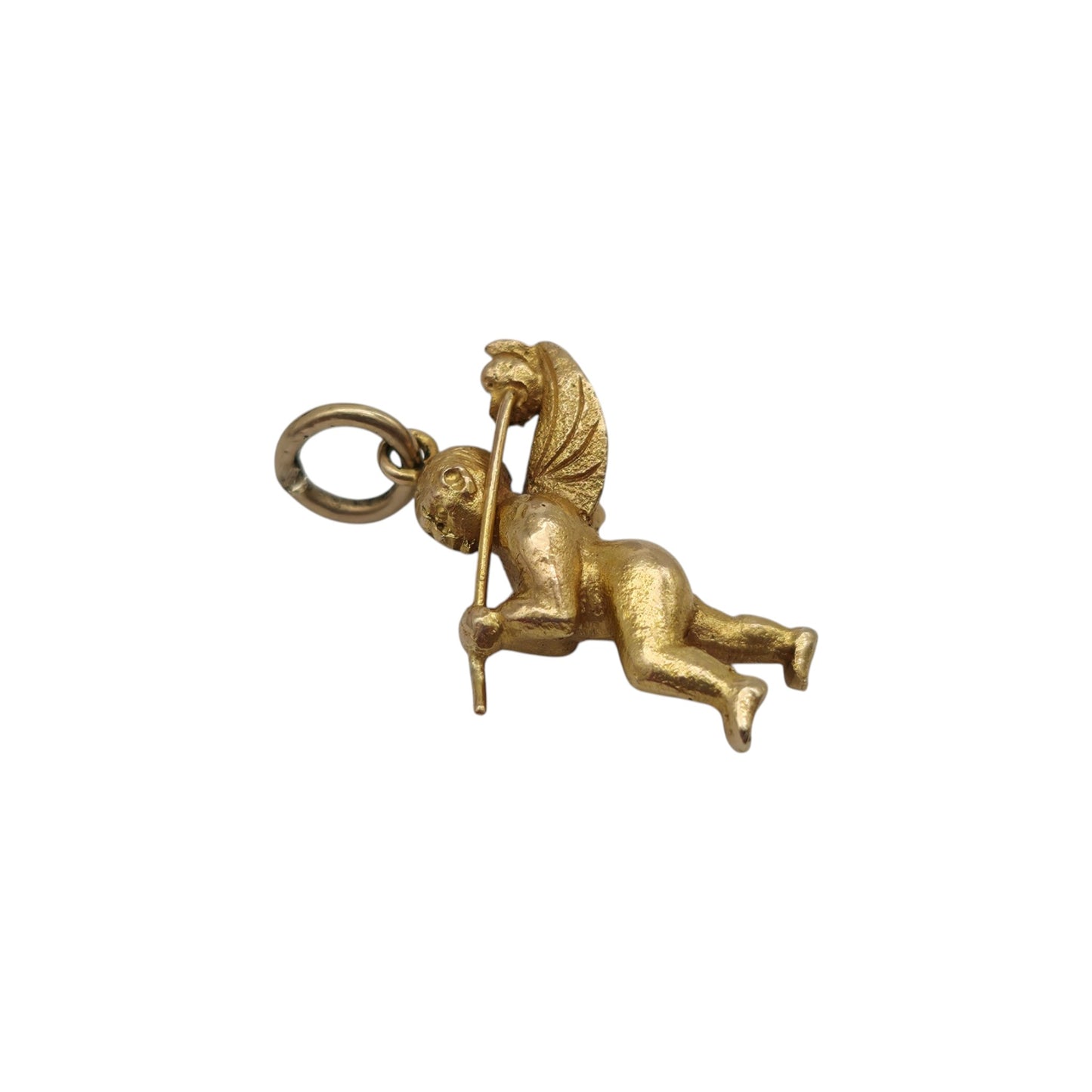 Unusual 9ct Yellow Gold Devil Charm c.1950's L 1.4 cm 1.9 g.