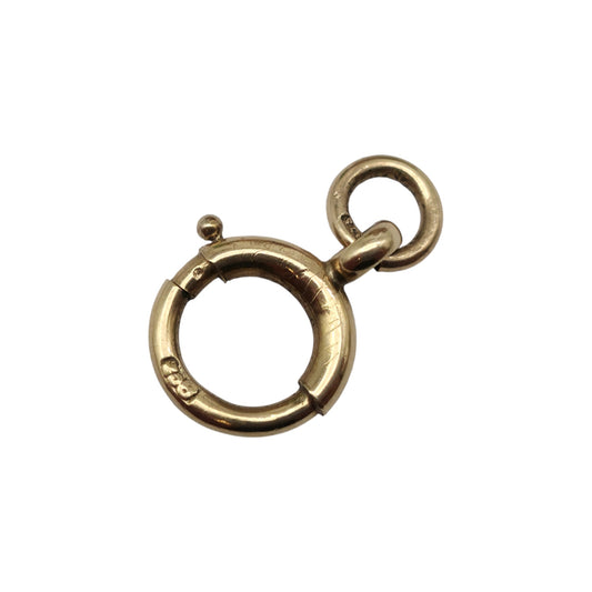 Antique 9ct 375 Yellow Gold Bolt Clasp c.1900 L 1.1 cm 0.6 g.