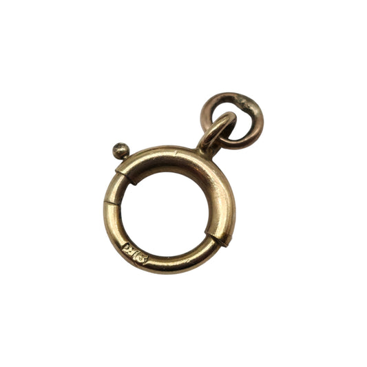 9ct Rose Gold Bolt Clasp L 1.1 cm 0.5 g.