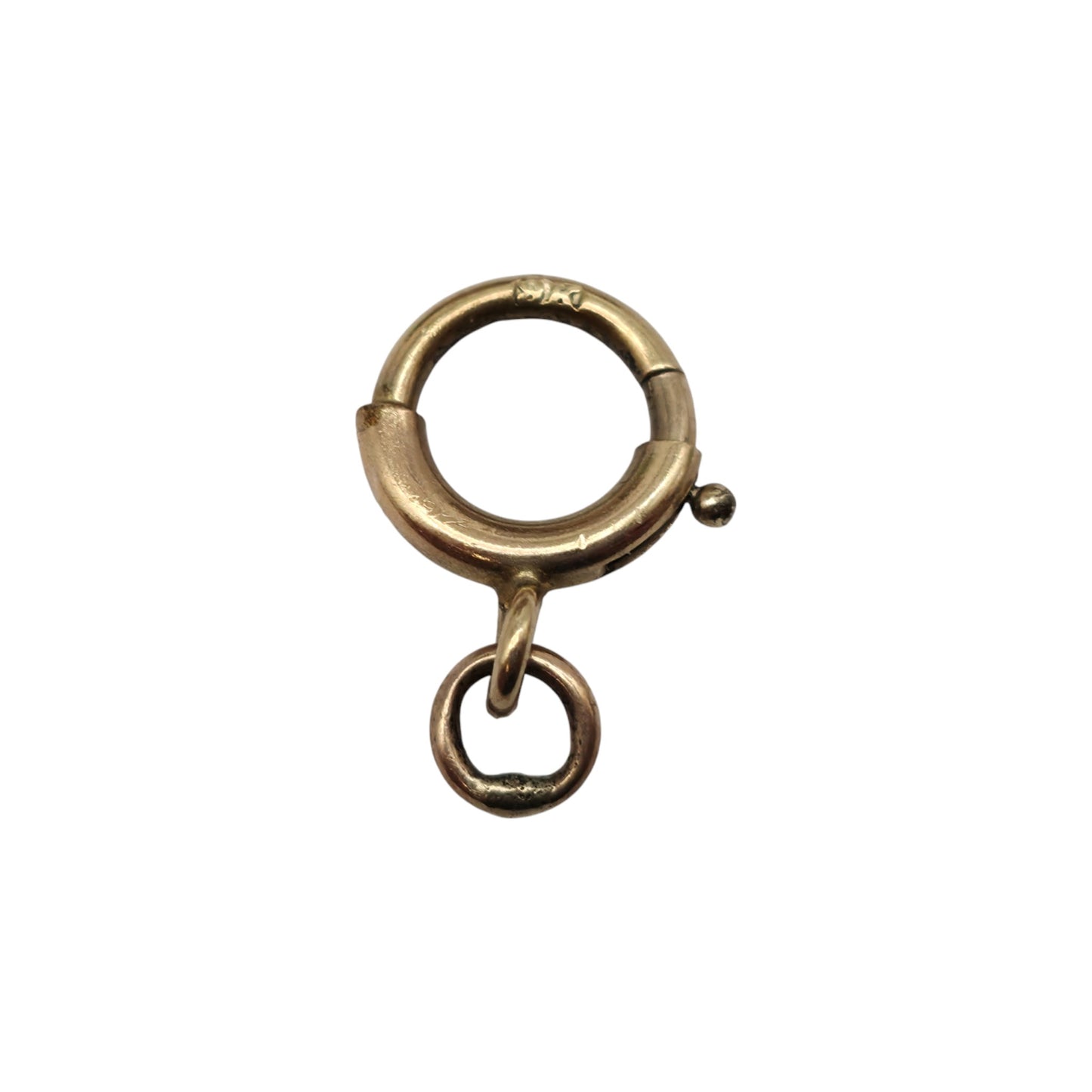 9ct Rose Gold Bolt Clasp L 1.1 cm 0.5 g.
