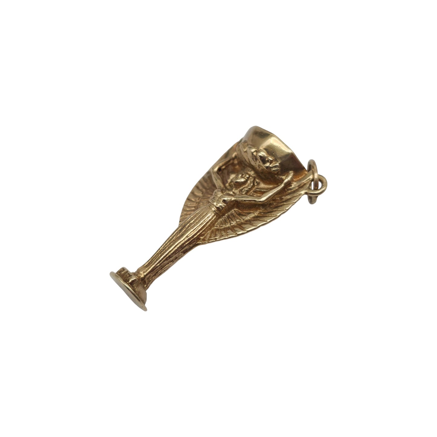 9ct 375 Yellow Gold "England 1966" Fifa Trophy Charm 1966 L 3.0 cm 5.5 g.