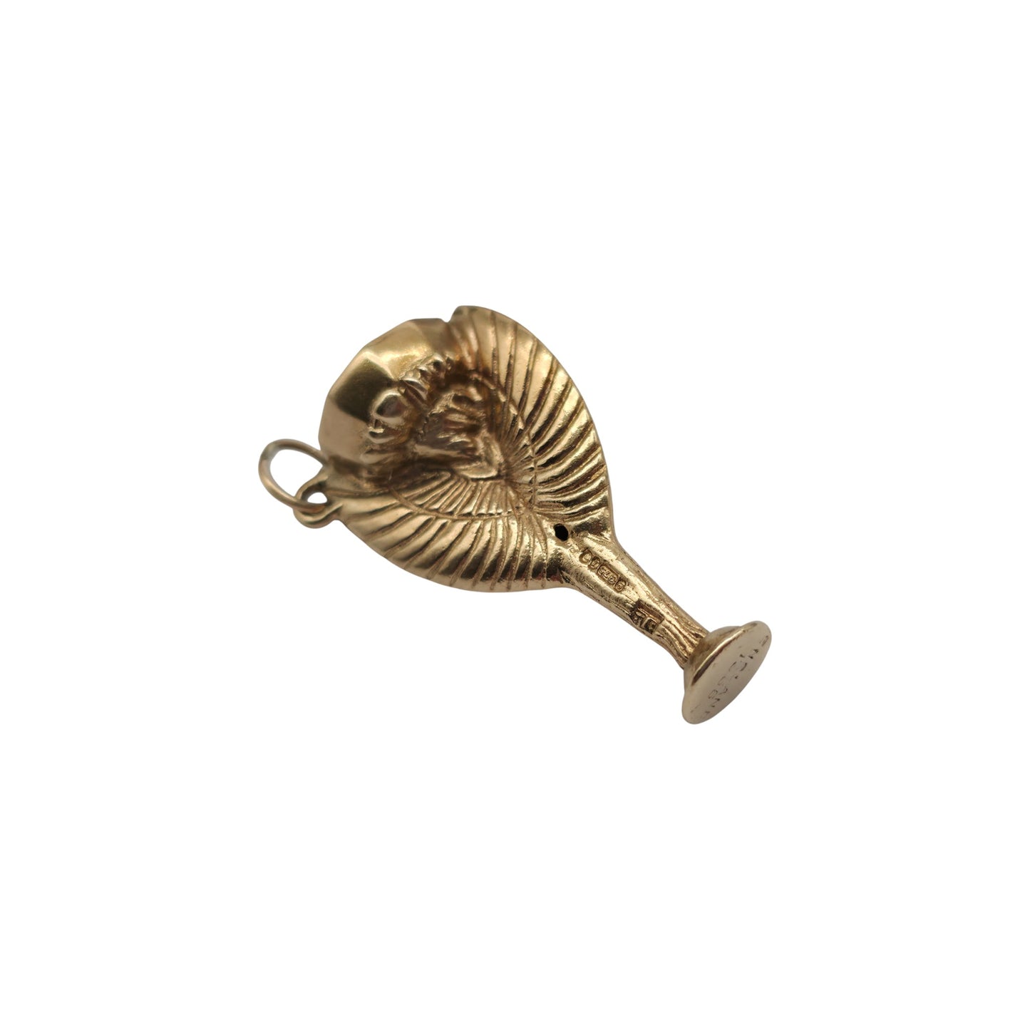 9ct 375 Yellow Gold "England 1966" Fifa Trophy Charm 1966 L 3.0 cm 5.5 g.