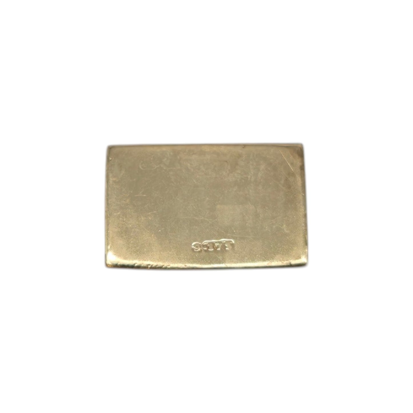 9ct 375イエローゴールド 封筒レターオープニングチャーム 1958年 L 1.2 cm 1.5 g