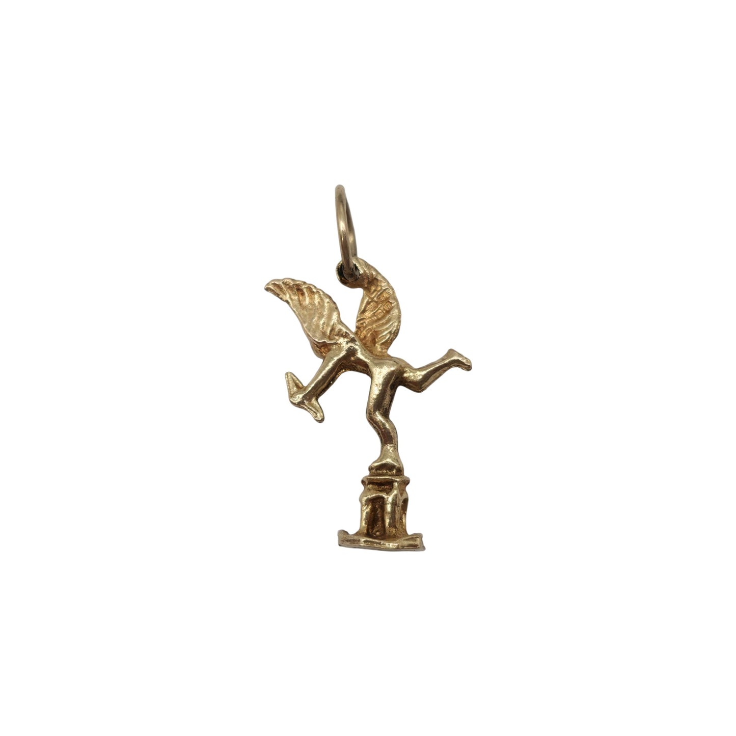 9ct 375 Yellow Gold Eros Charm 1976 L 2.0 cm 1.3 g.