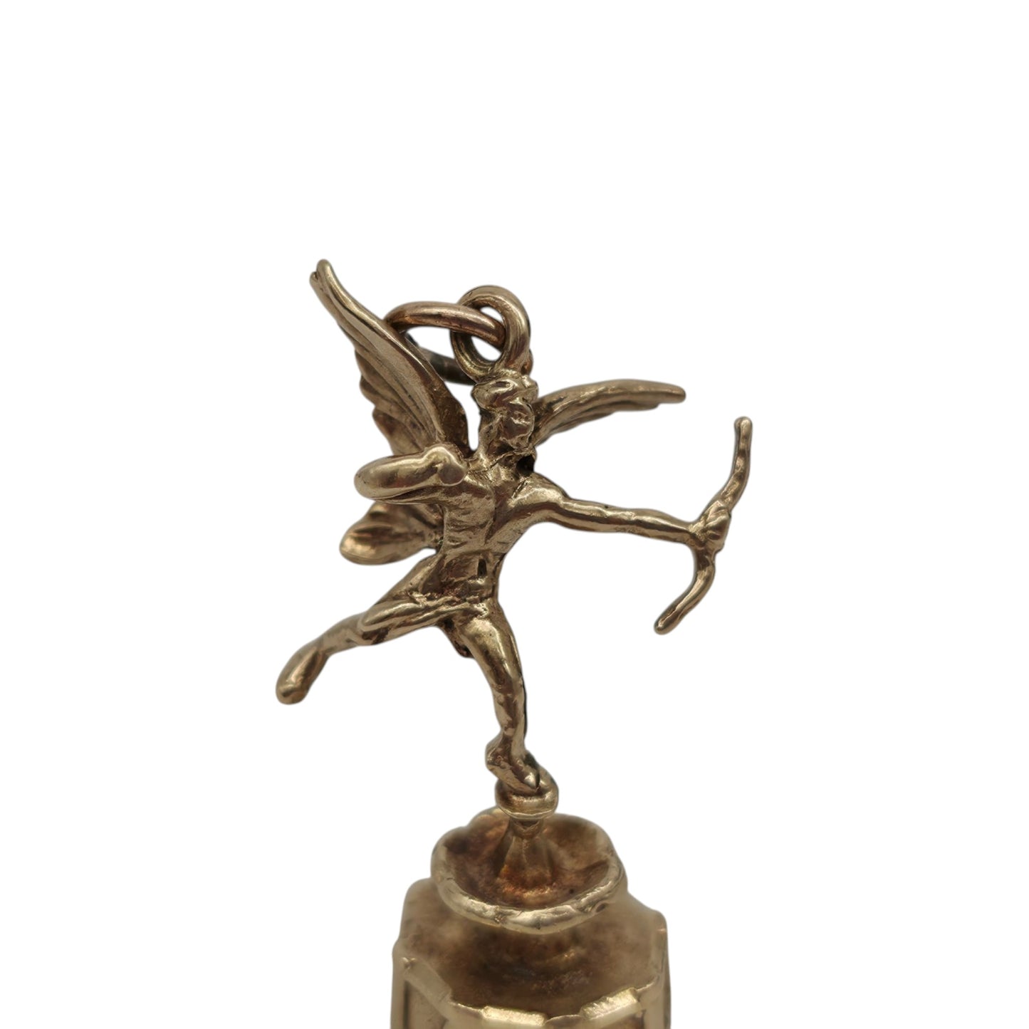 9ct 375 Yellow Gold Eros Charm 1965 L 2.5 cm 3.4 g.