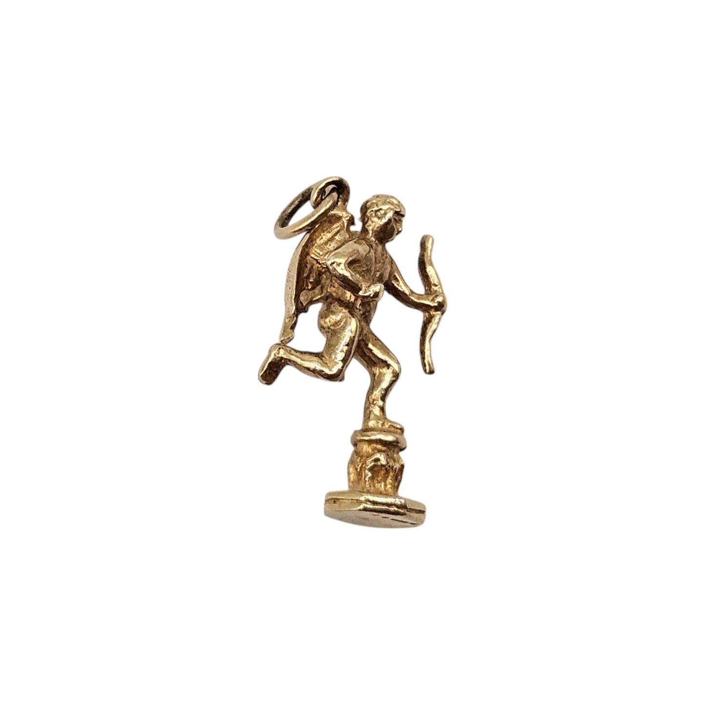 9ct 375 Yellow Gold Eros Charm 1973 L 1.9 cm 2.2 g.