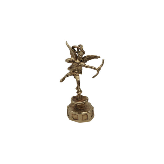 9ct 375 Yellow Gold Eros Charm 1965 L 2.5 cm 3.4 g.