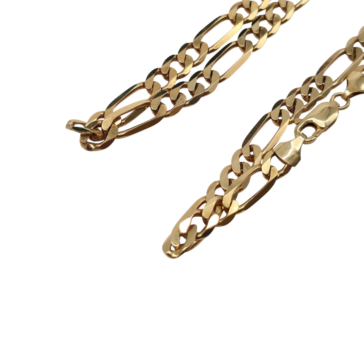 9ct 375 Yellow Gold Figaro Chain 1998 L 50.6 cm 23.0 g.