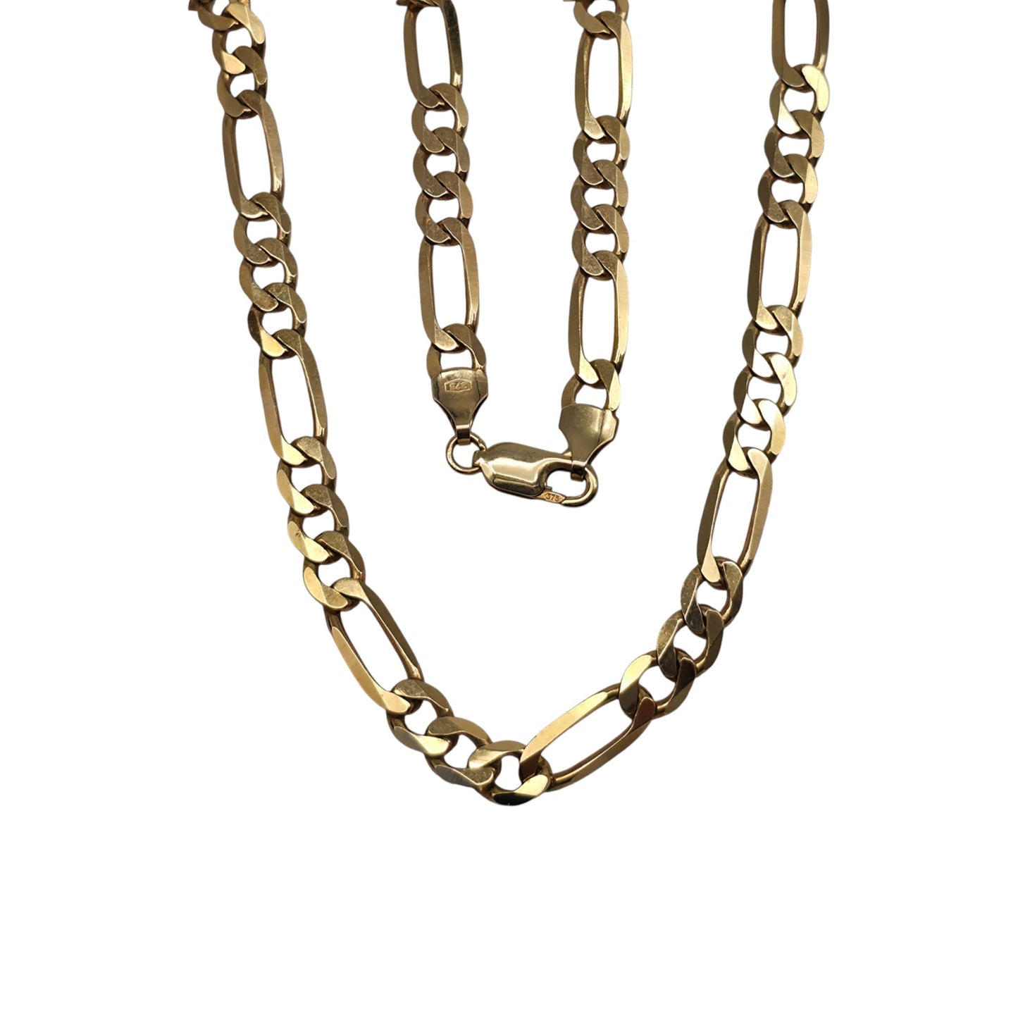 9ct 375 Yellow Gold Figaro Chain