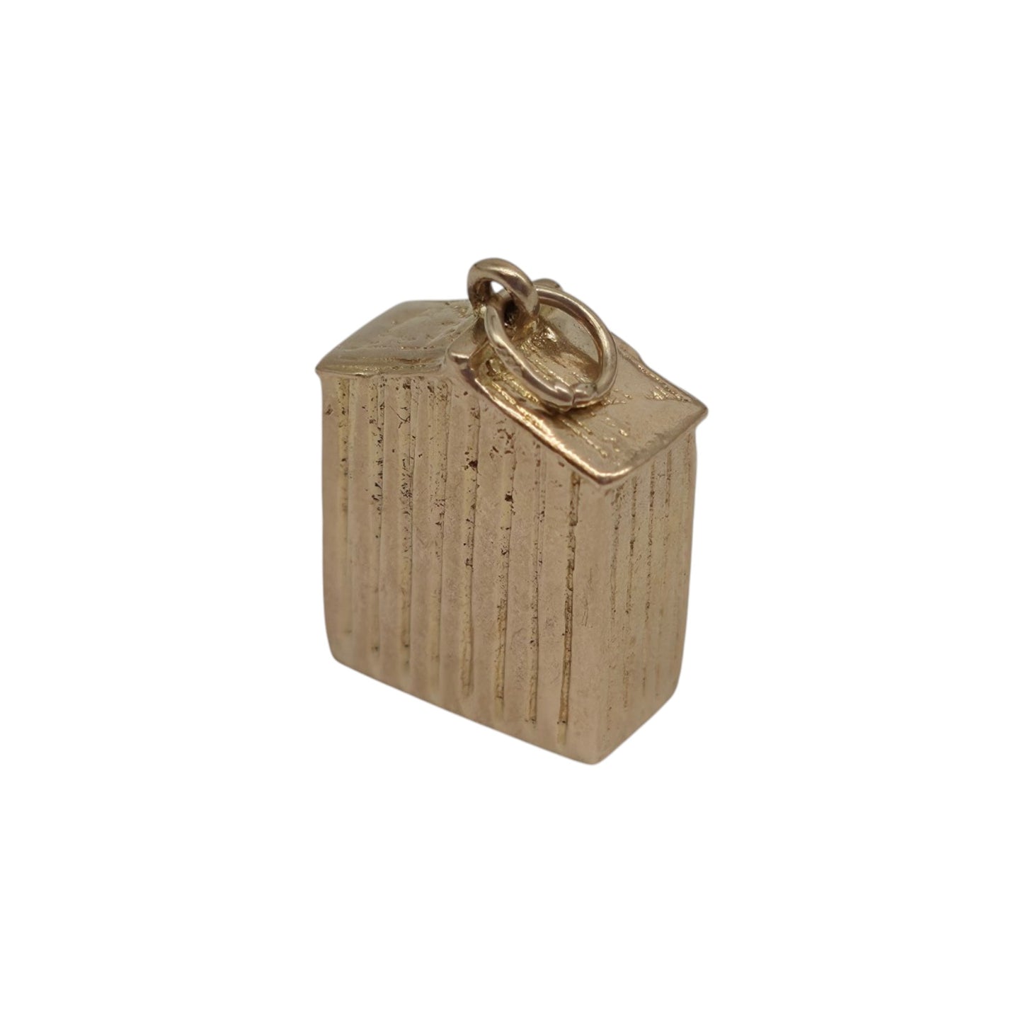 9ct 375 Yellow Gold Articulated Fine & Wet Charm 1952 L 1.3 cm 3.3 g.