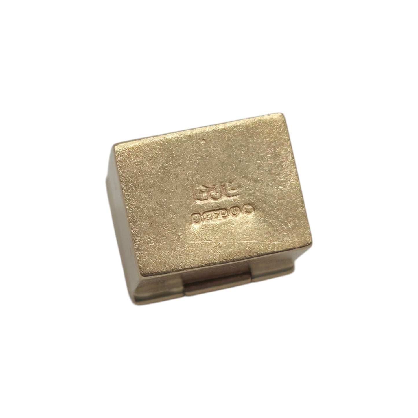 9金 375 イエローゴールド ファーストエイド 処方箋付き 開閉式チャーム 1958年製 長さ1.0cm 2.8g