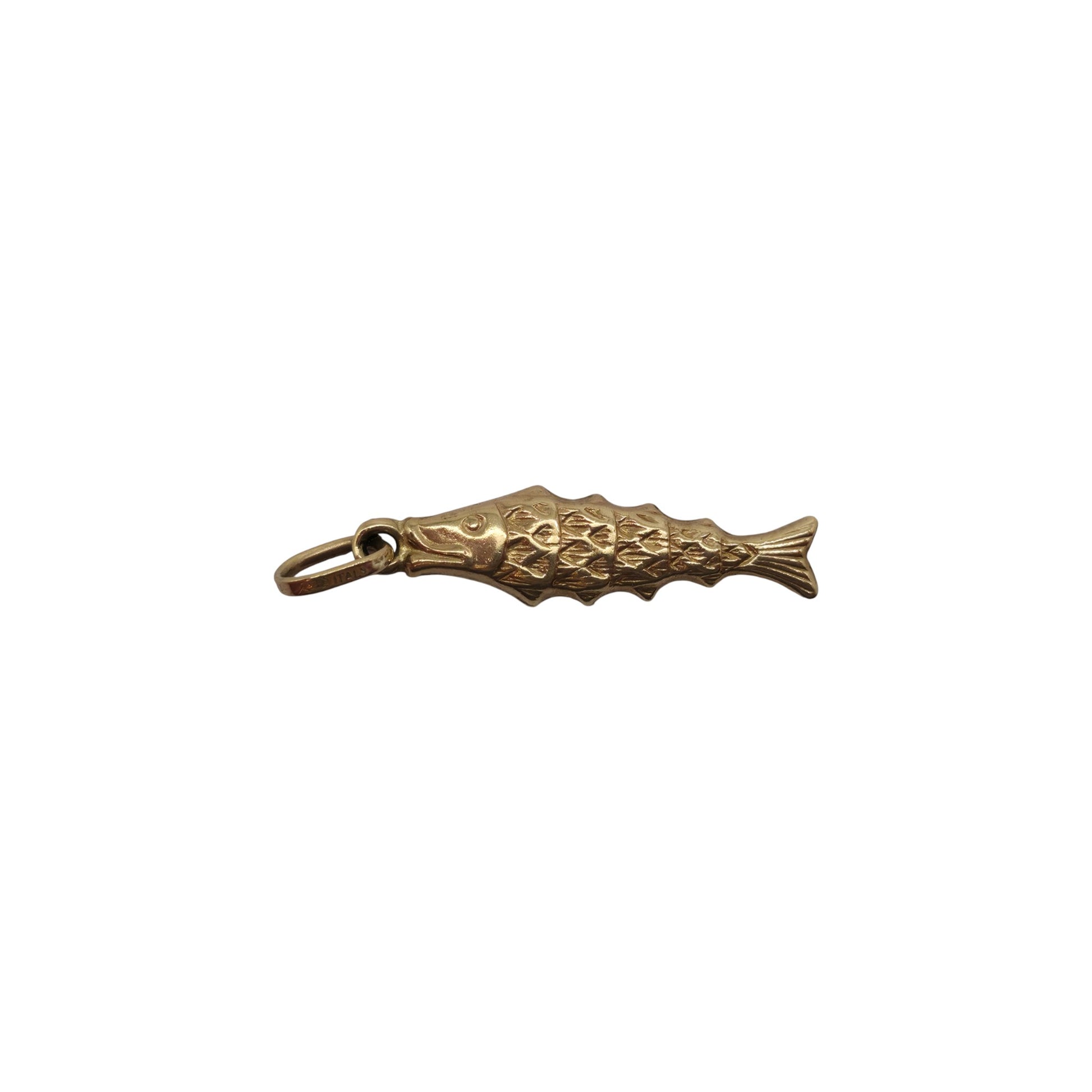 9ct 375 Yellow Gold Fish Charm