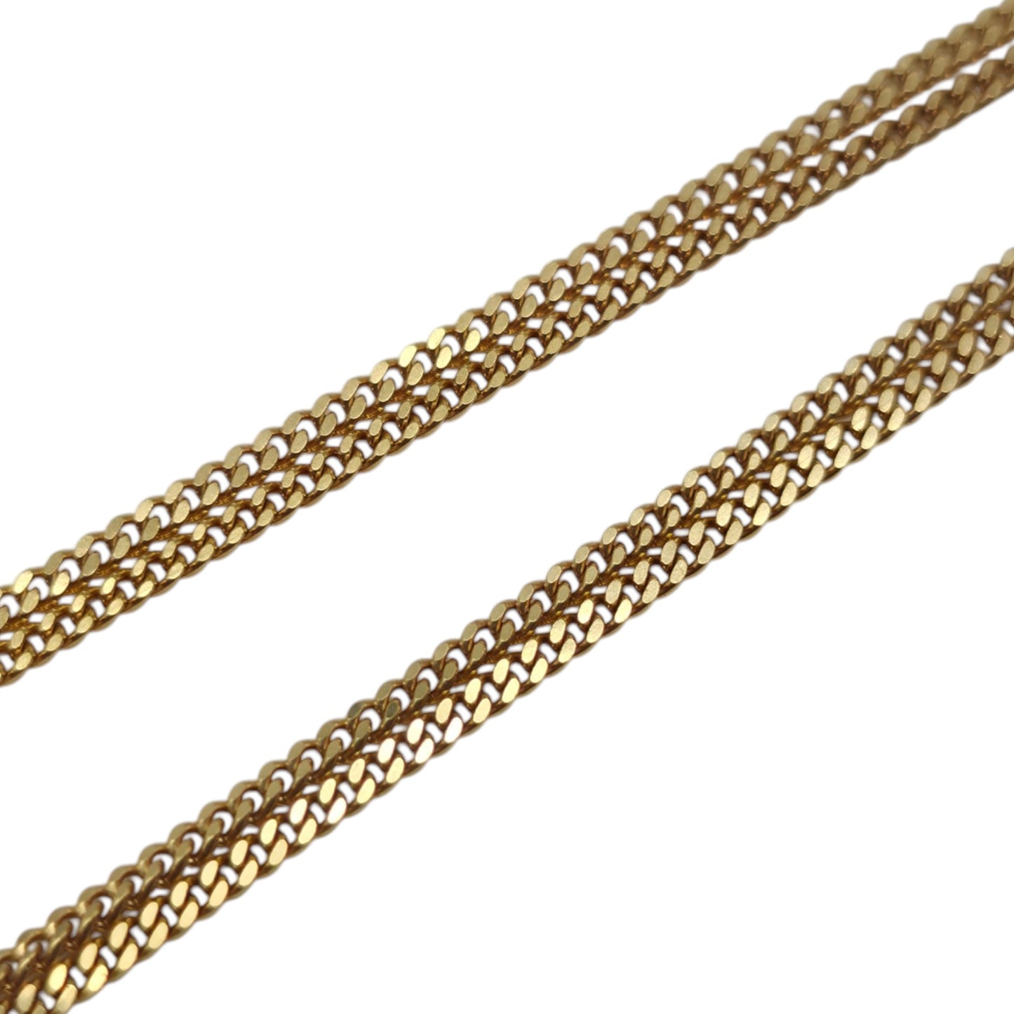 Unoaerre 9ct 375 Yellow Gold Flat Curb Link Chain L 41.0 cm 2.2 g.
