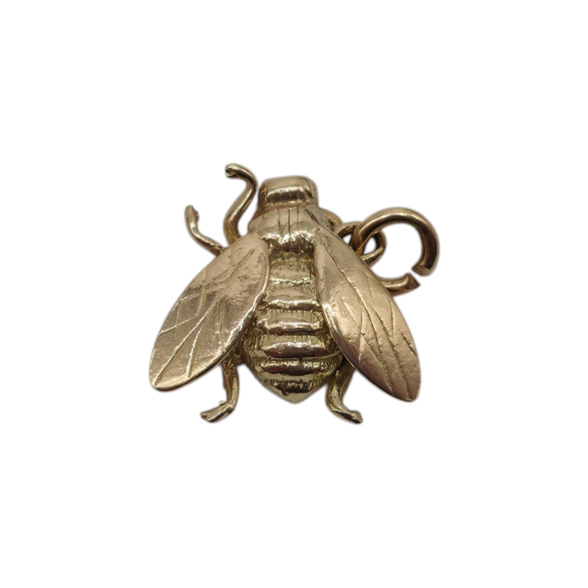 9ct Yellow Gold Fly Charm L 1.4 cm 2.1 g.