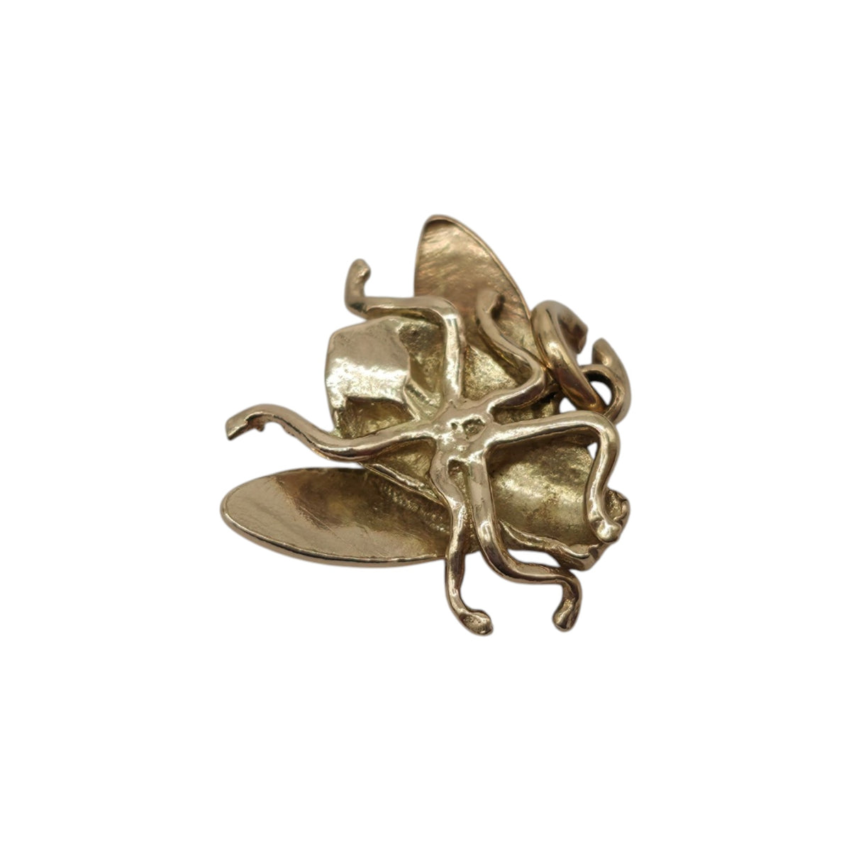 9ct Yellow Gold Fly Charm L 1.4 cm 2.1 g.